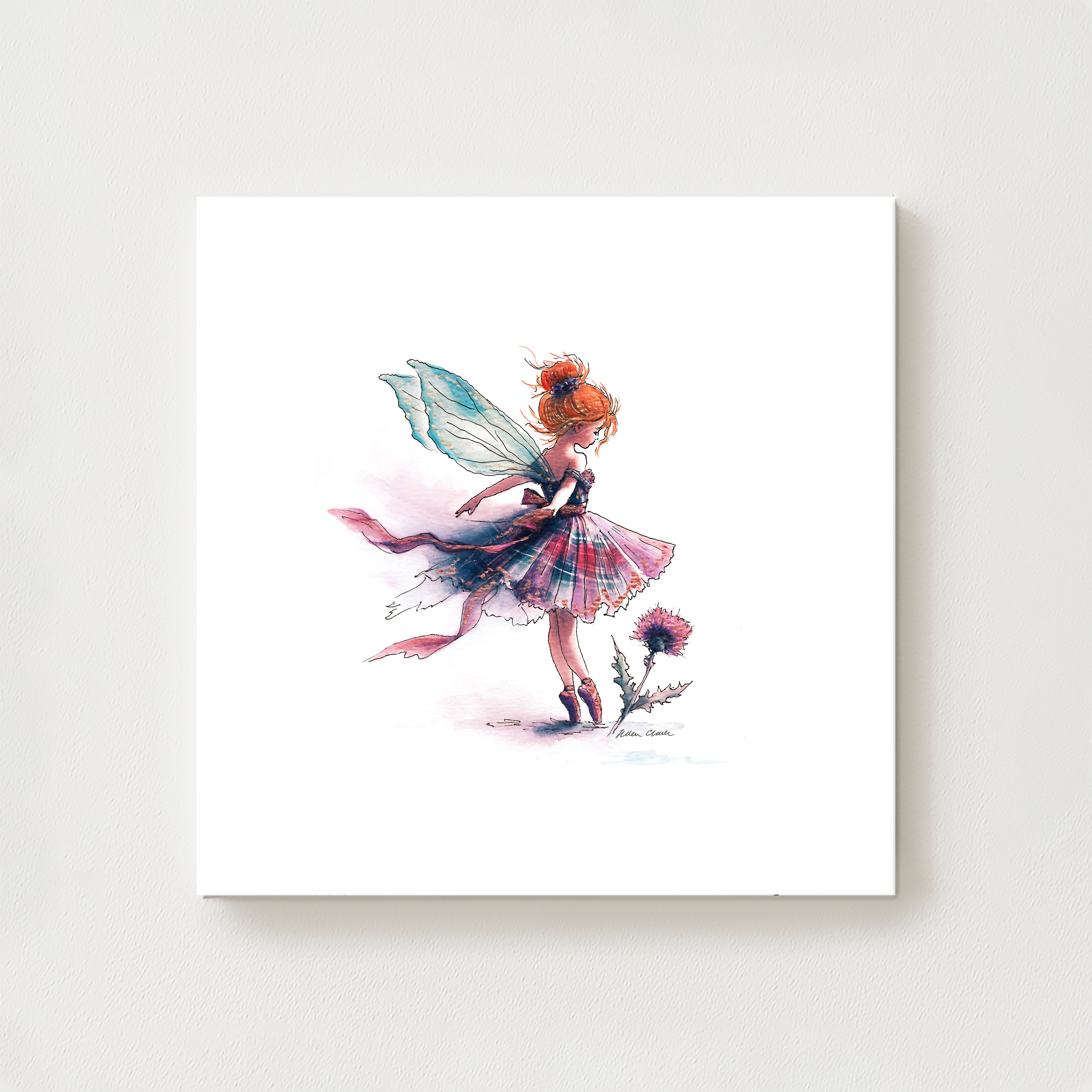 Thistle Fairy Canvas