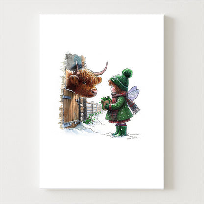 Tiny Gift Big Heart Canvas