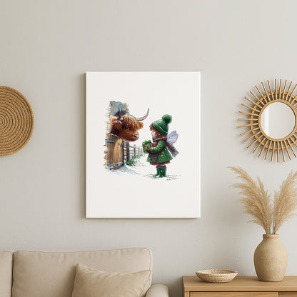 Tiny Gift Big Heart Canvas