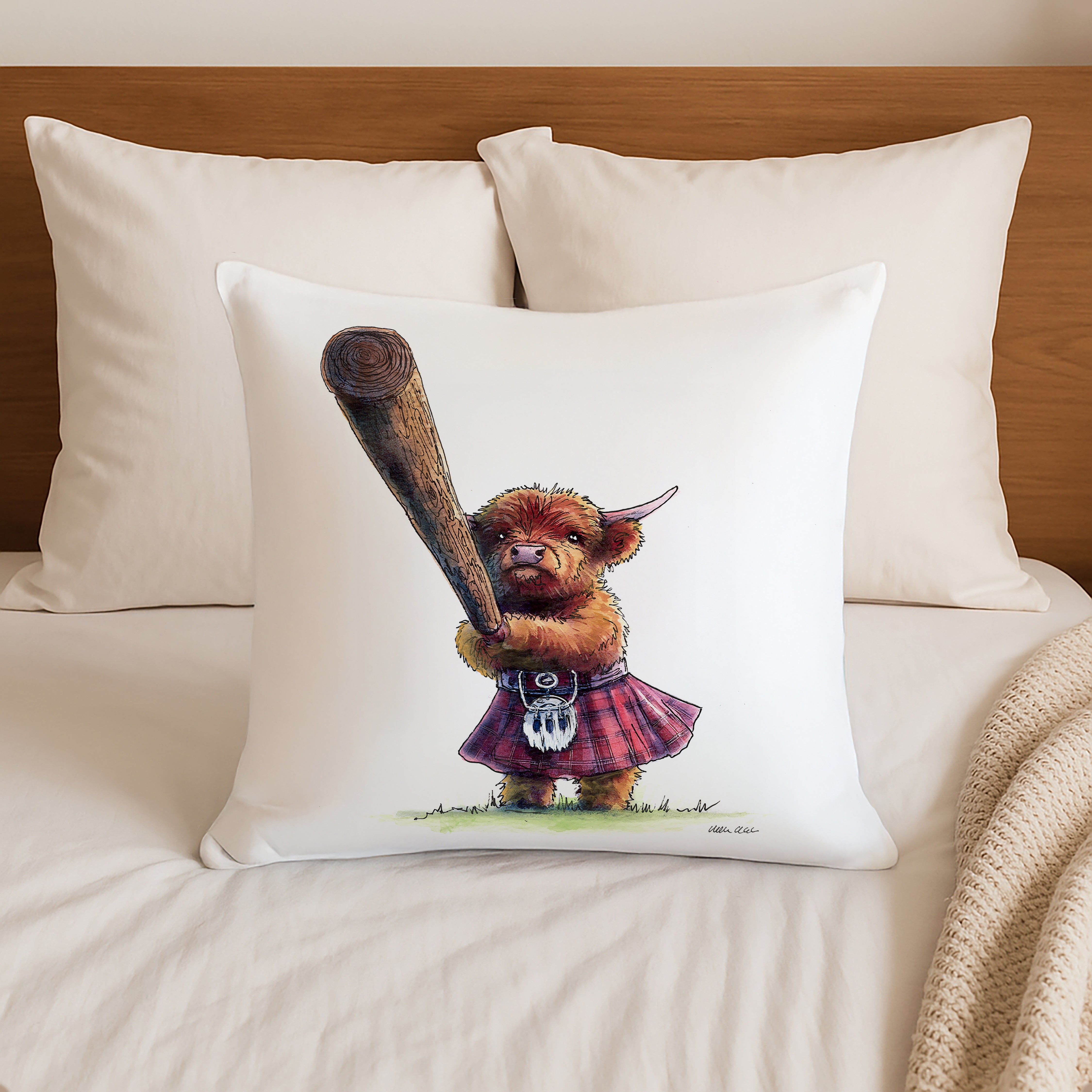 Toss The Caber on Tour Cushion