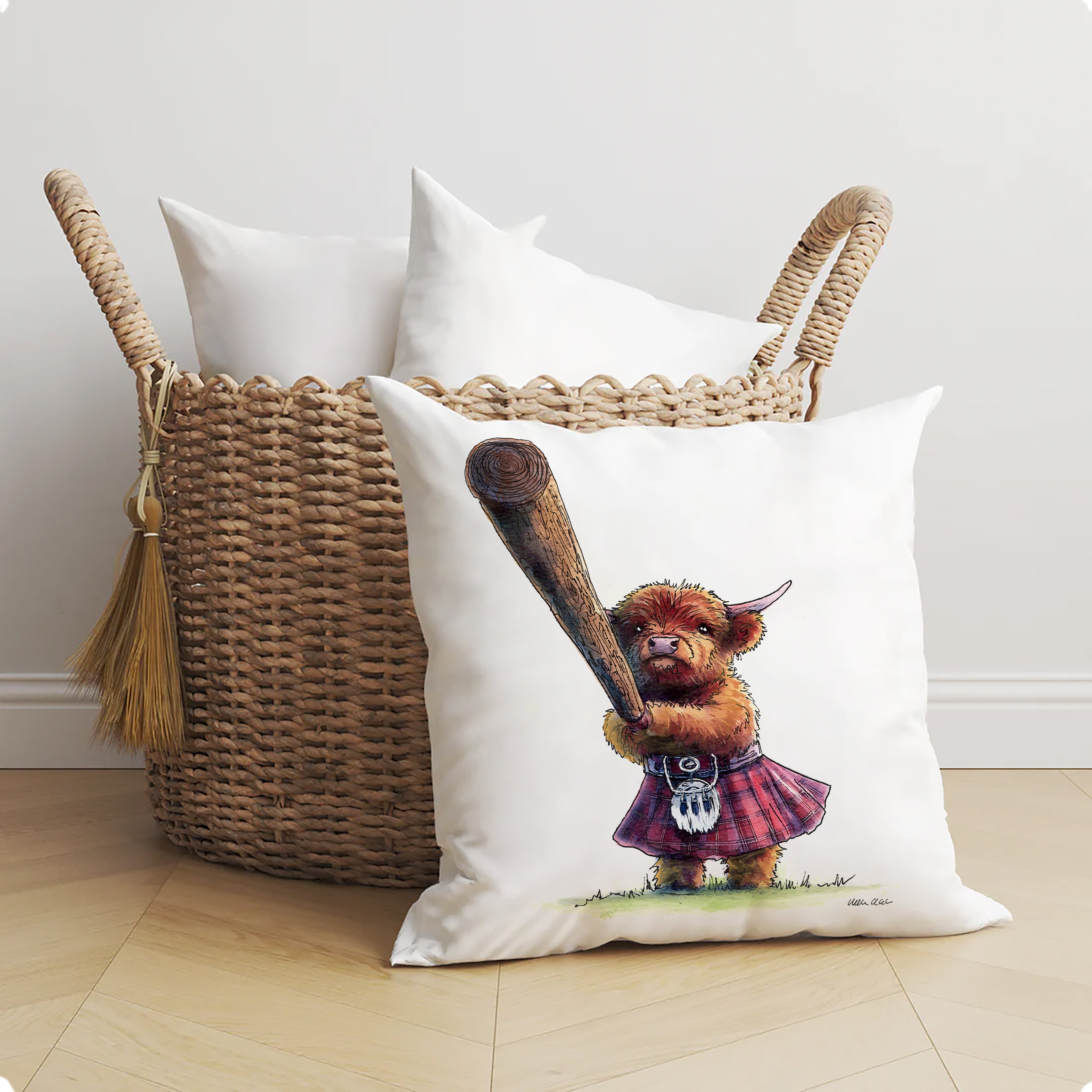 Toss The Caber on Tour Cushion