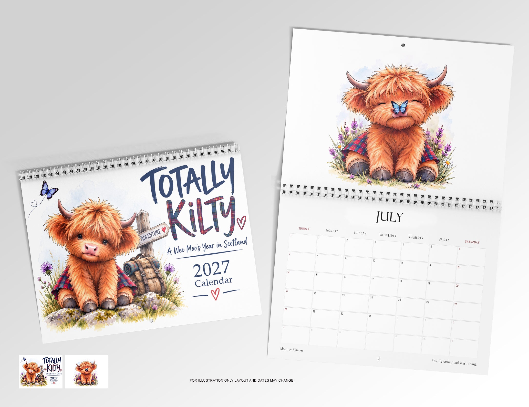 Totally Kilty 2027 Calendar