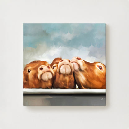 Triple Trouble Canvas