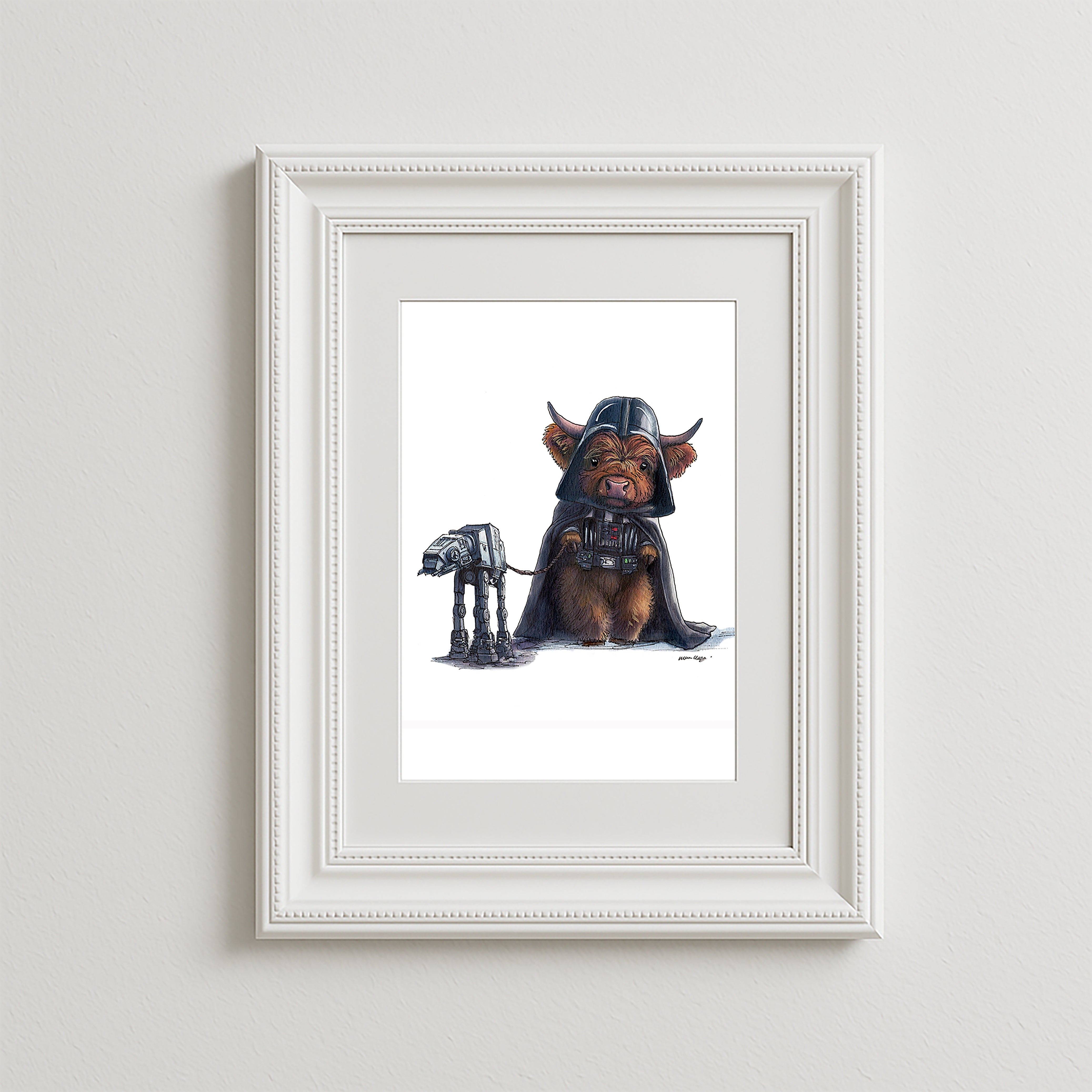 Walkies Art Print