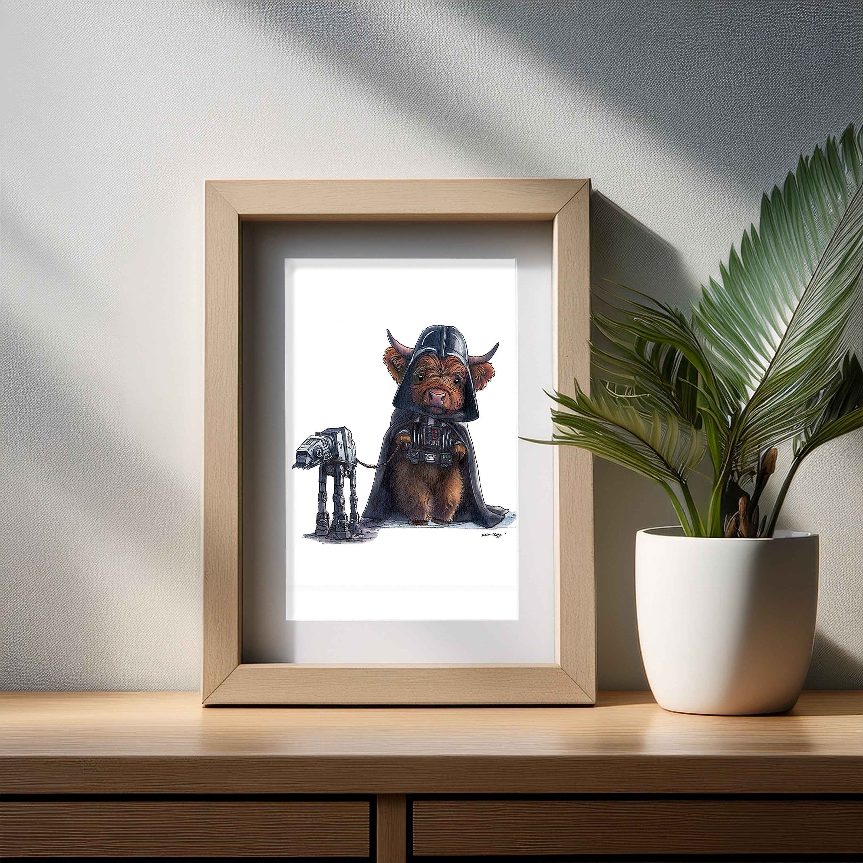 Walkies Art Print