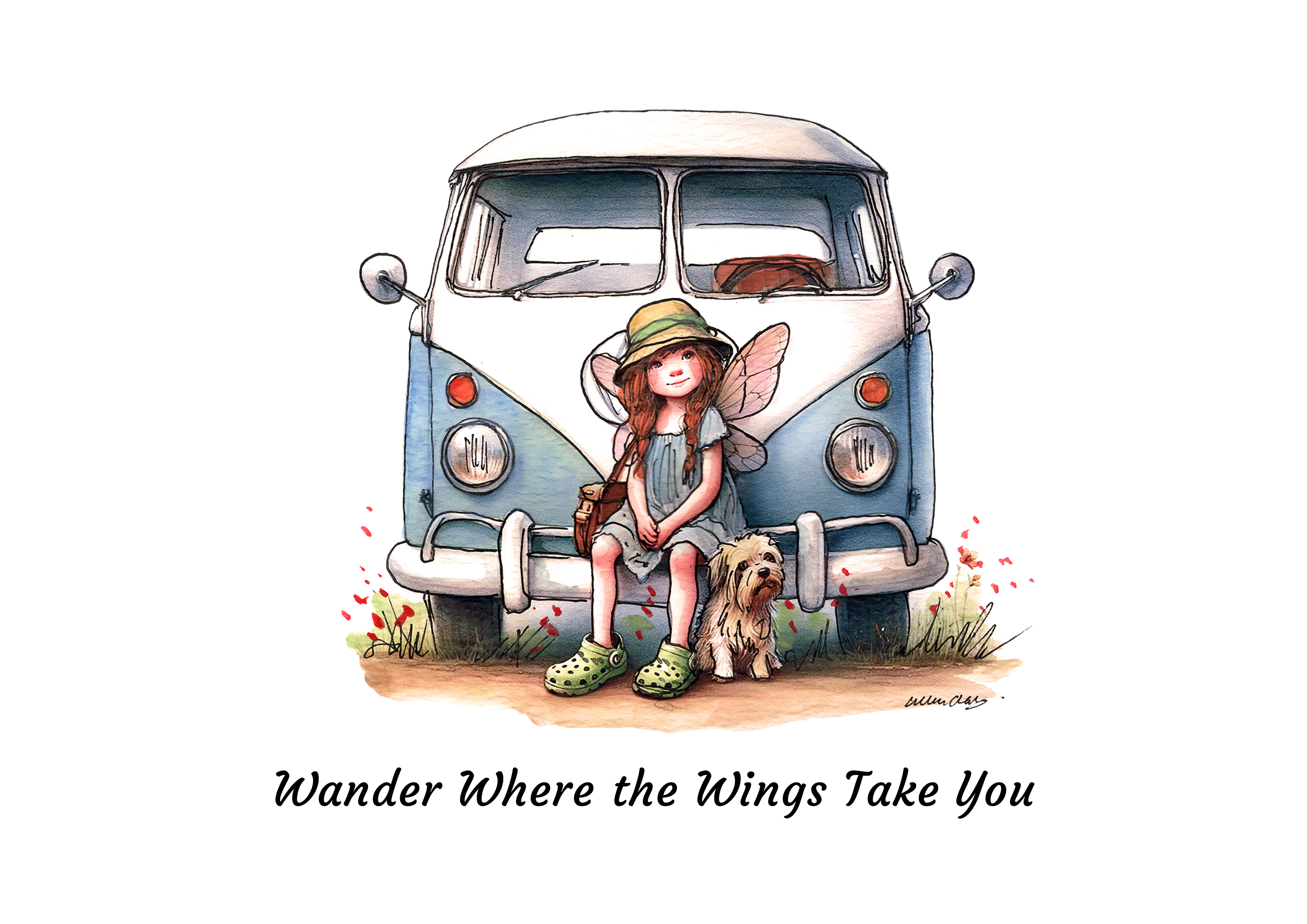 Wander Where the Wings Take You Tote Bag