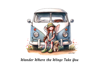 Wander Where the Wings Take You Tote Bag