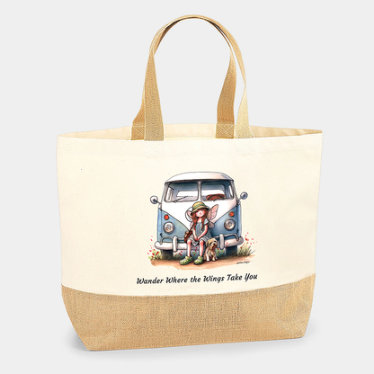 Wander Where the Wings Take You Tote Bag