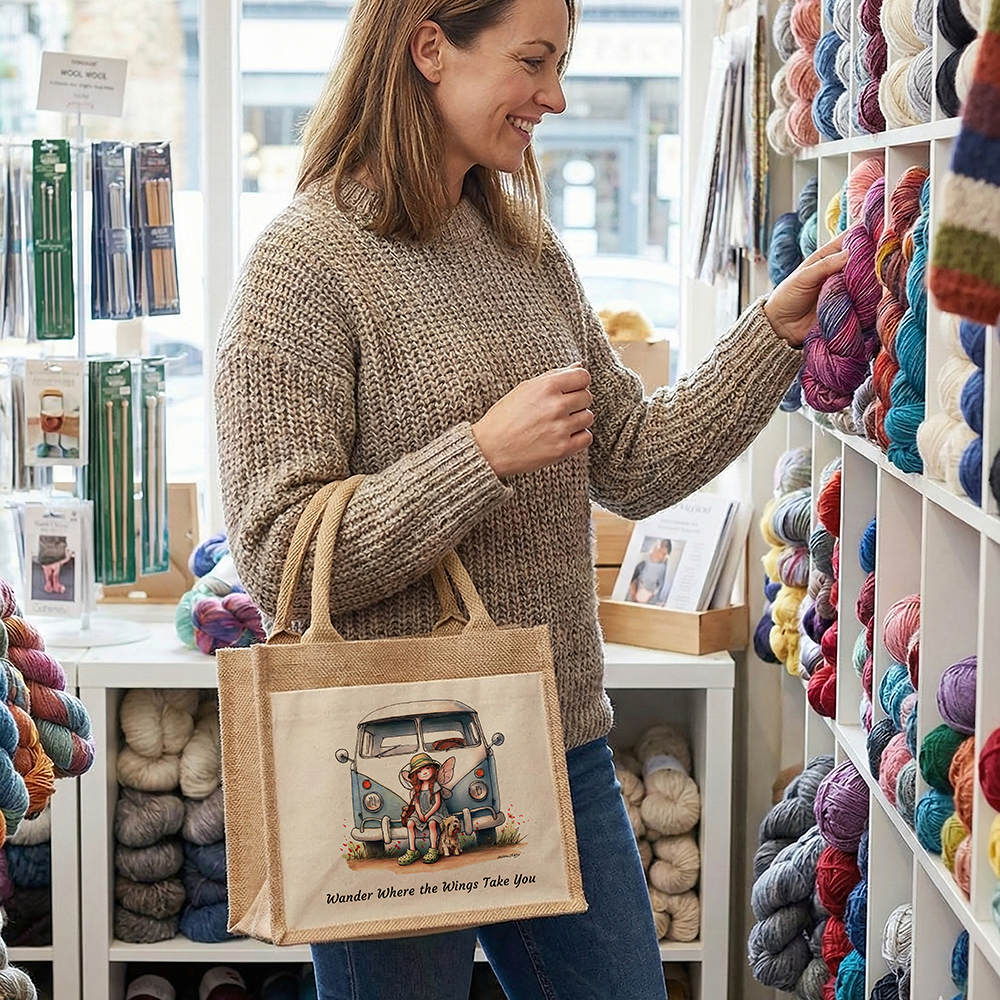 Wander Where the Wings Take You Small Tote Bag