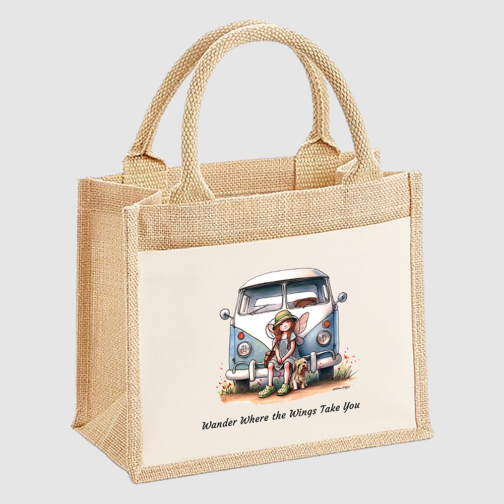 Wander Where the Wings Take You Small Tote Bag