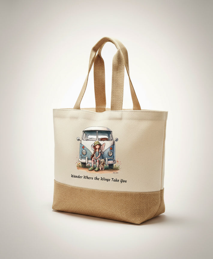 Wander Where the Wings Take You Tote Bag