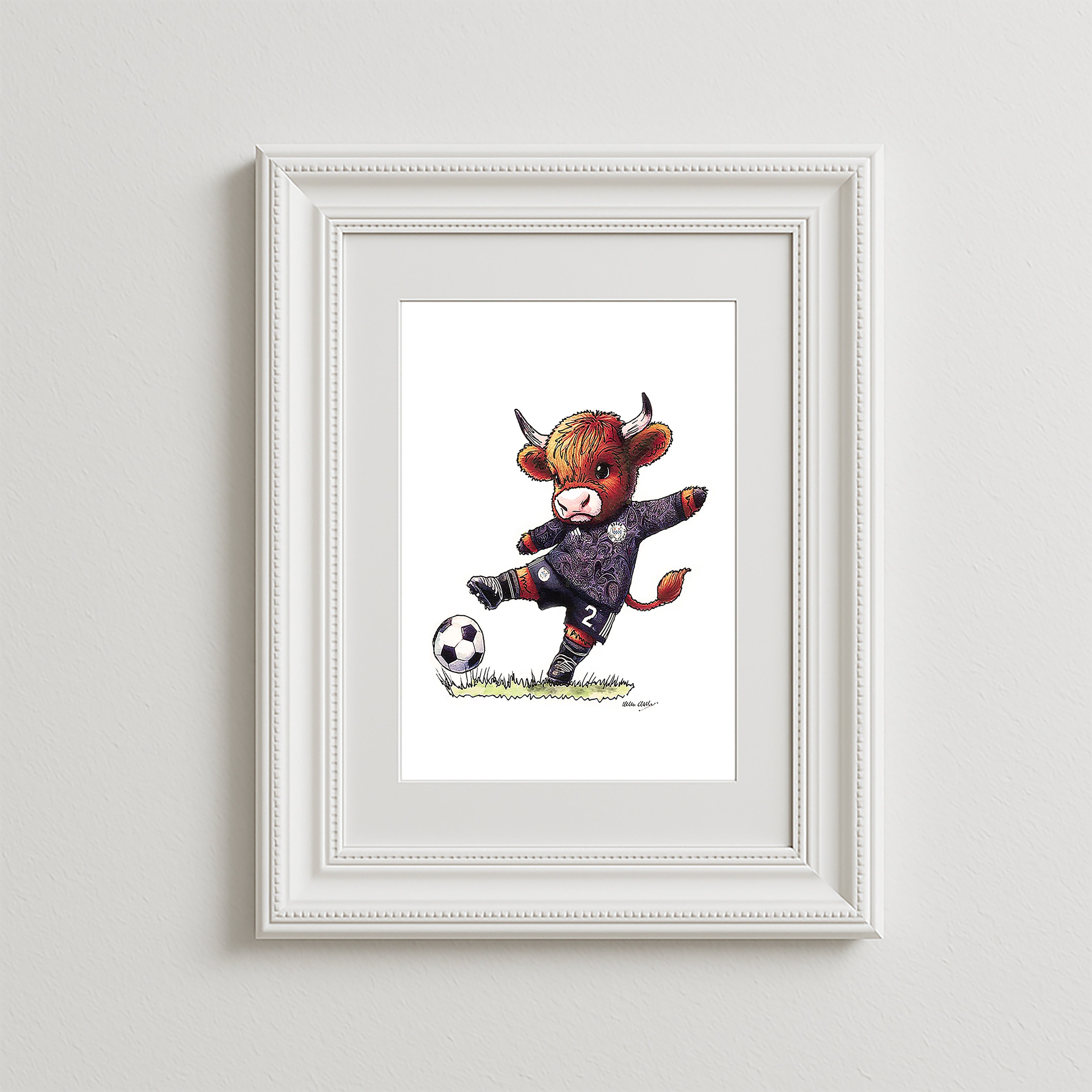 Wee Mirren Art Print