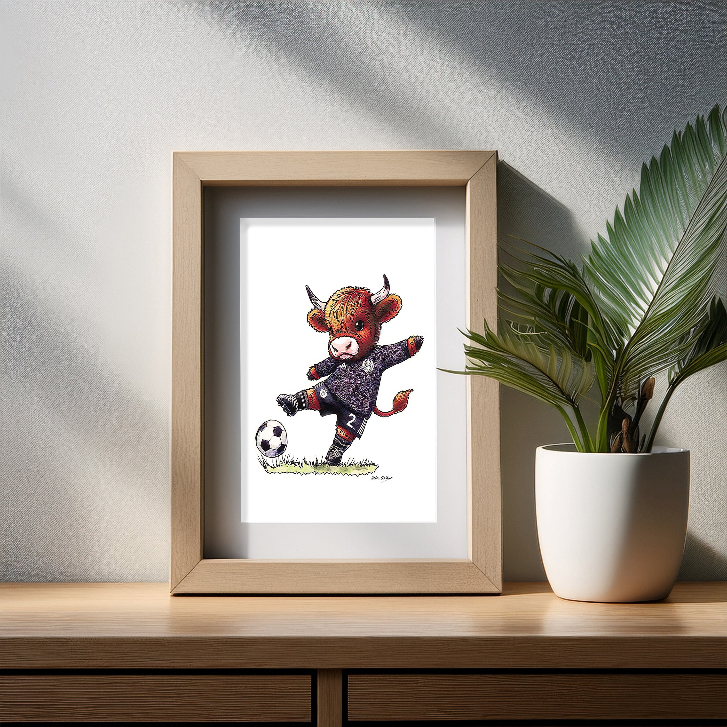 Wee Mirren Art Print