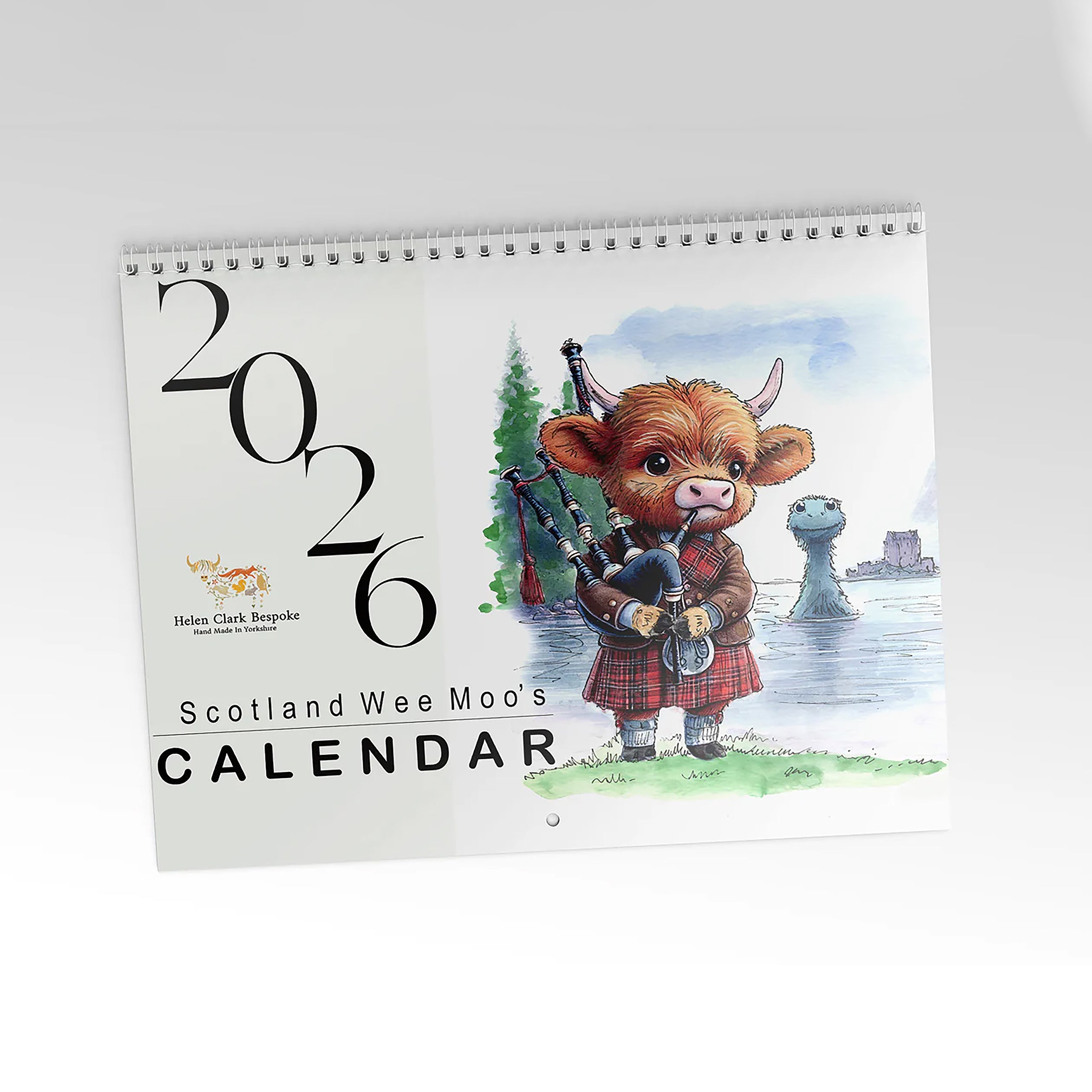 Wee Scottish Moos 2026 Calendar
