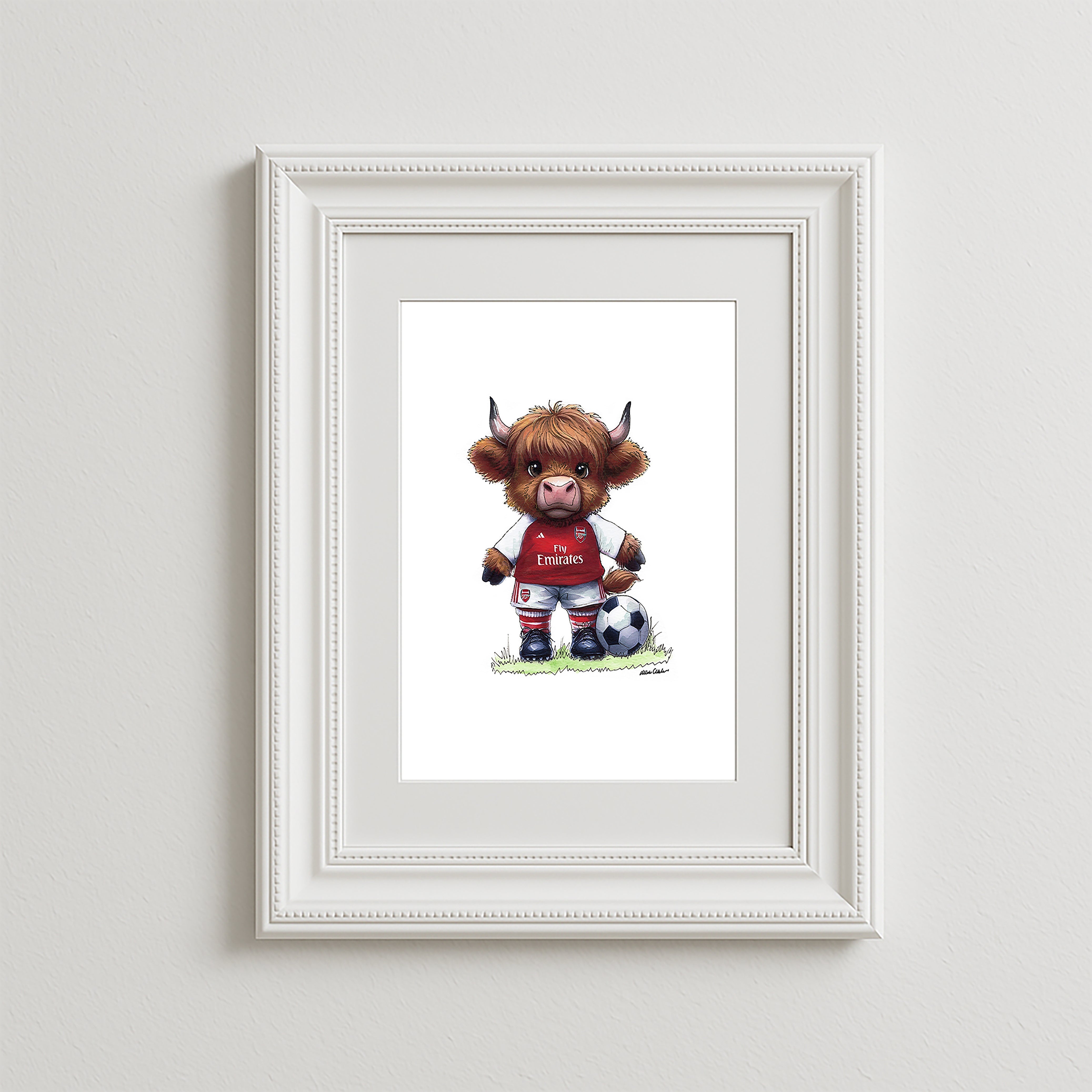 Wee Arsenal Art Print