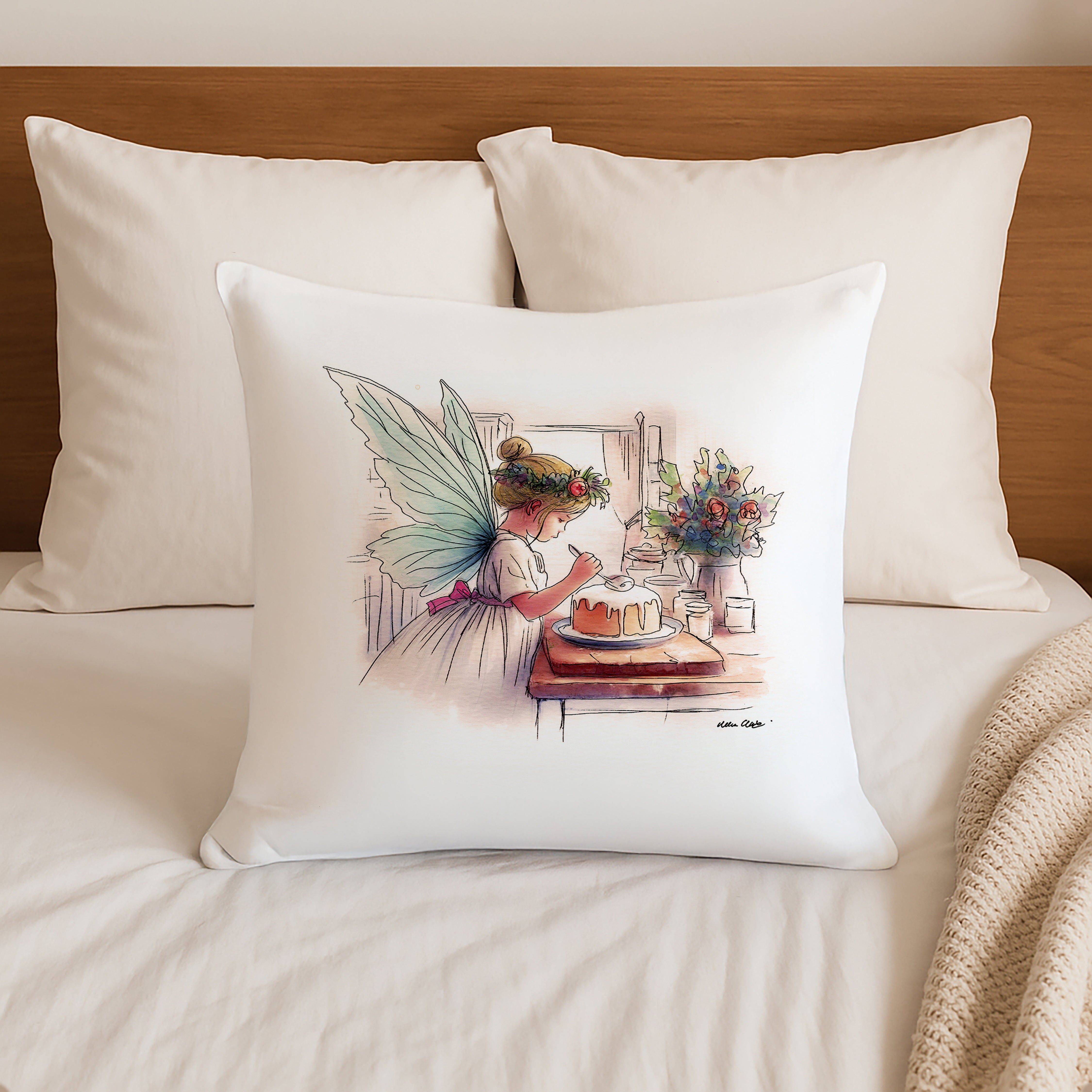 Wee Cake Crafter Cushion