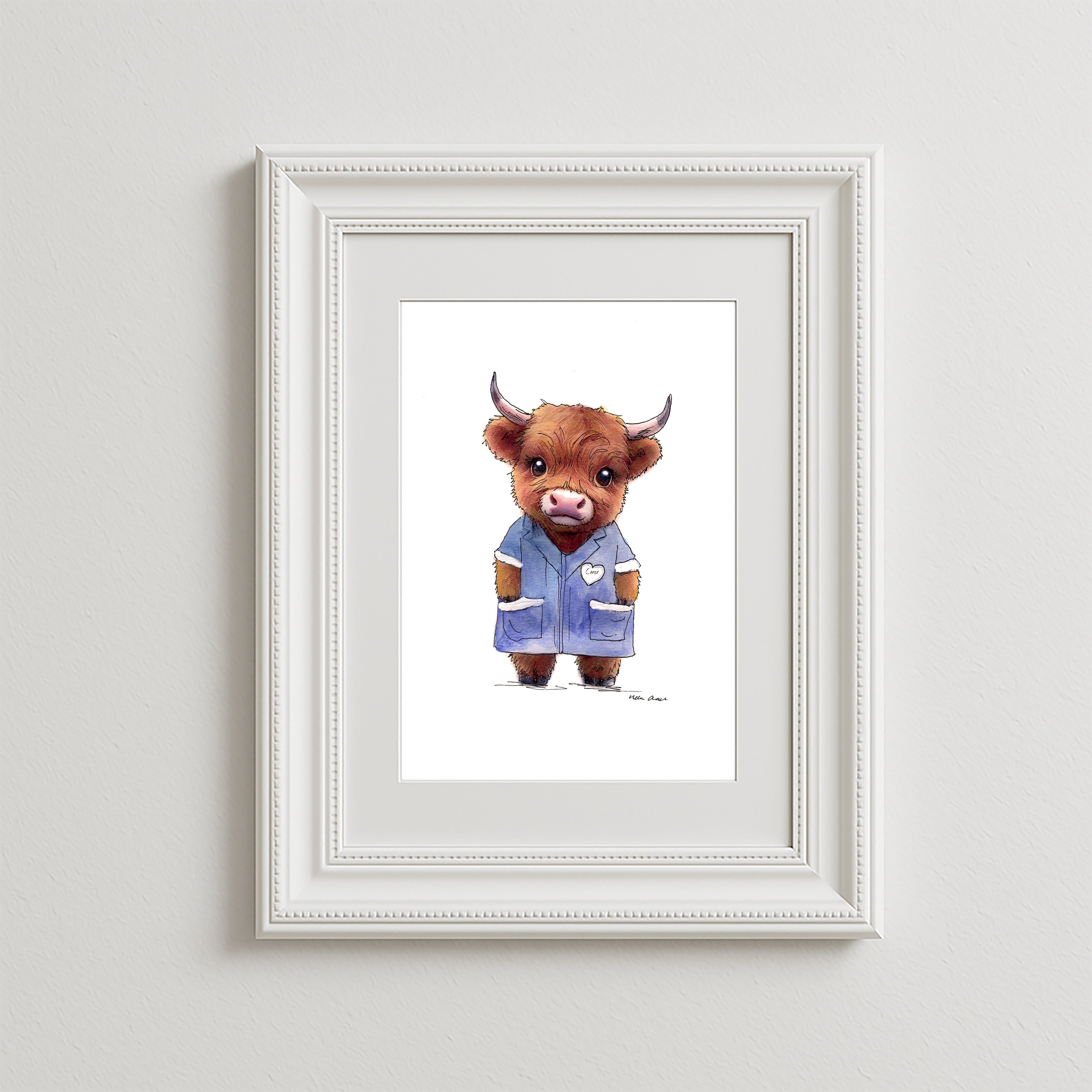 Wee Carer Art Print