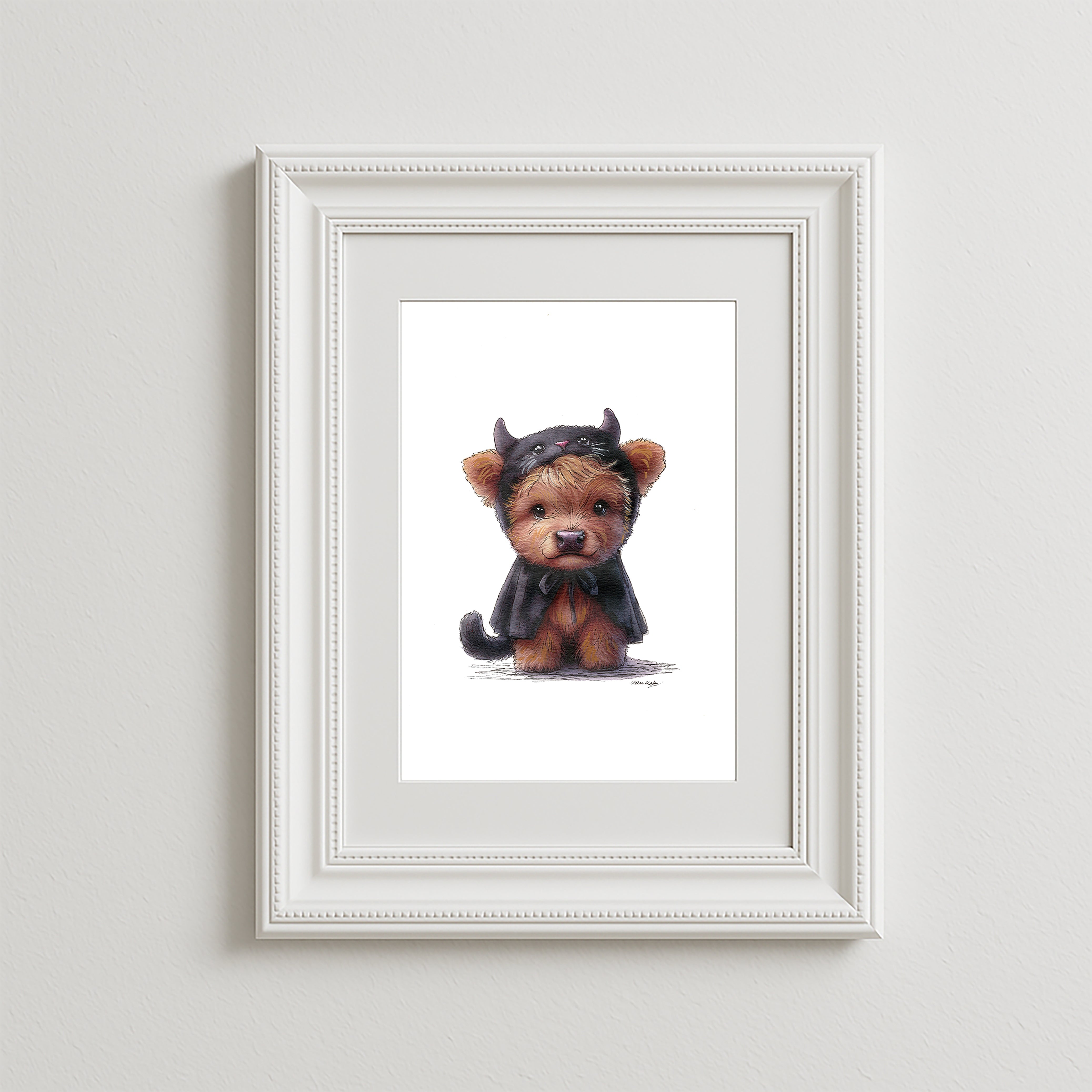 Wee Catmoo Art Print