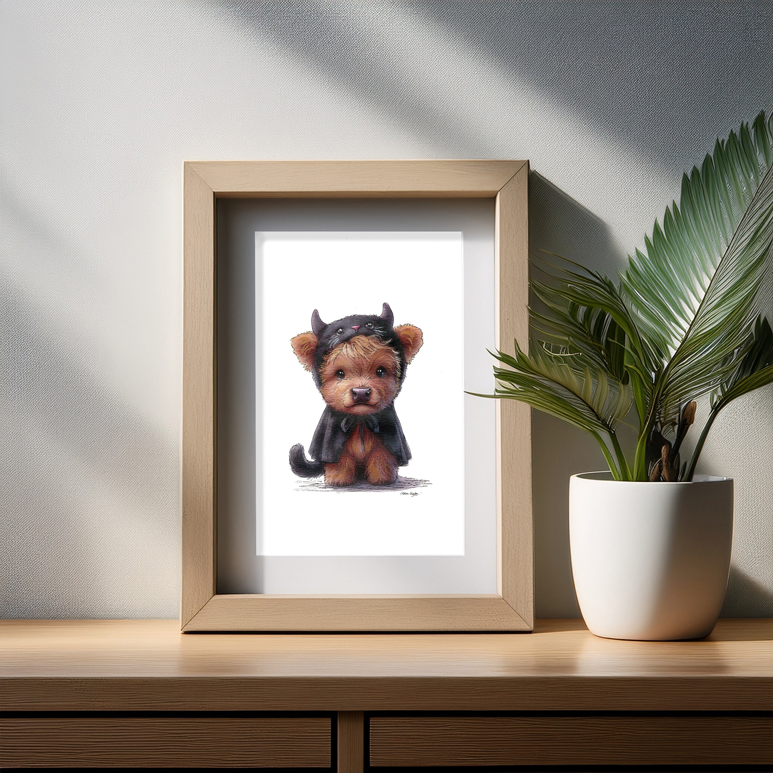 Wee Catmoo Art Print