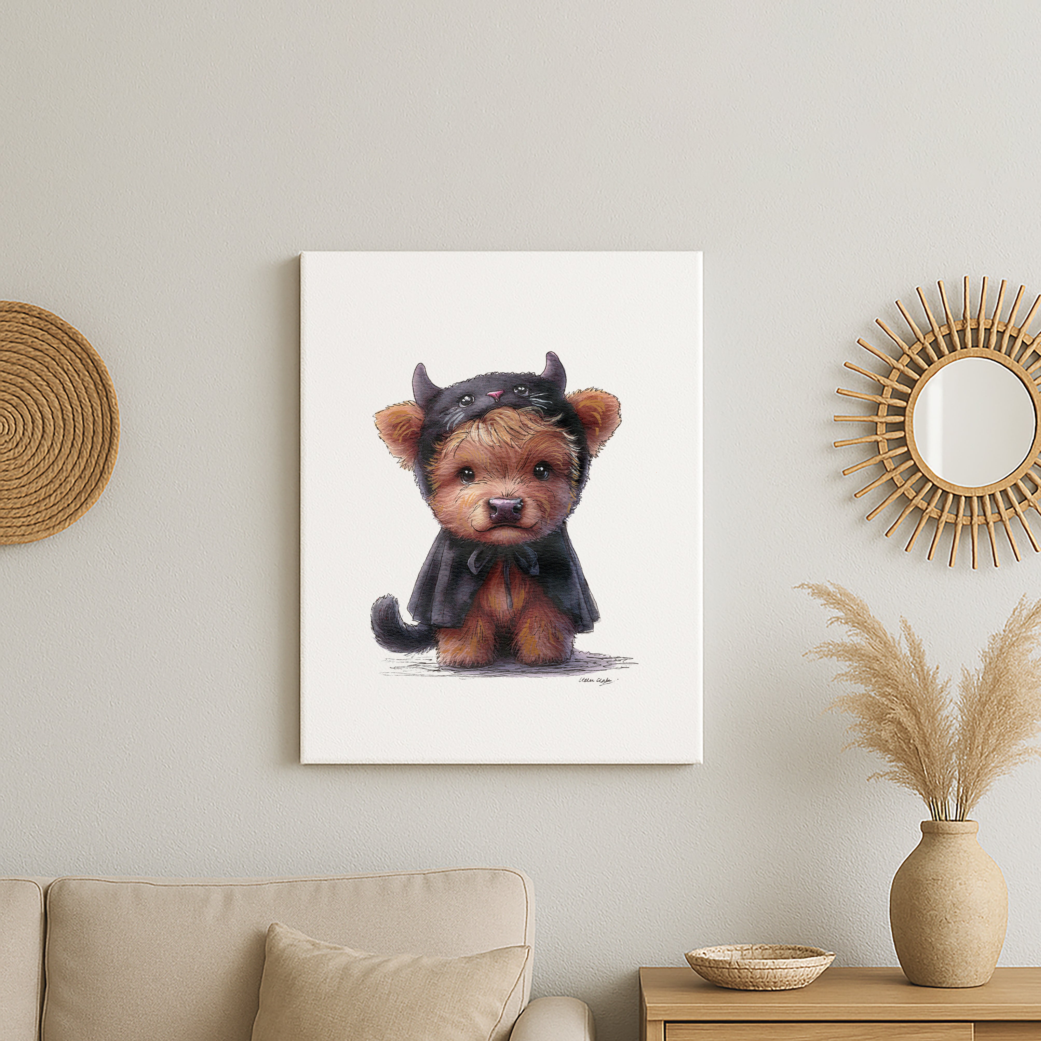 Wee Catmoo Canvas