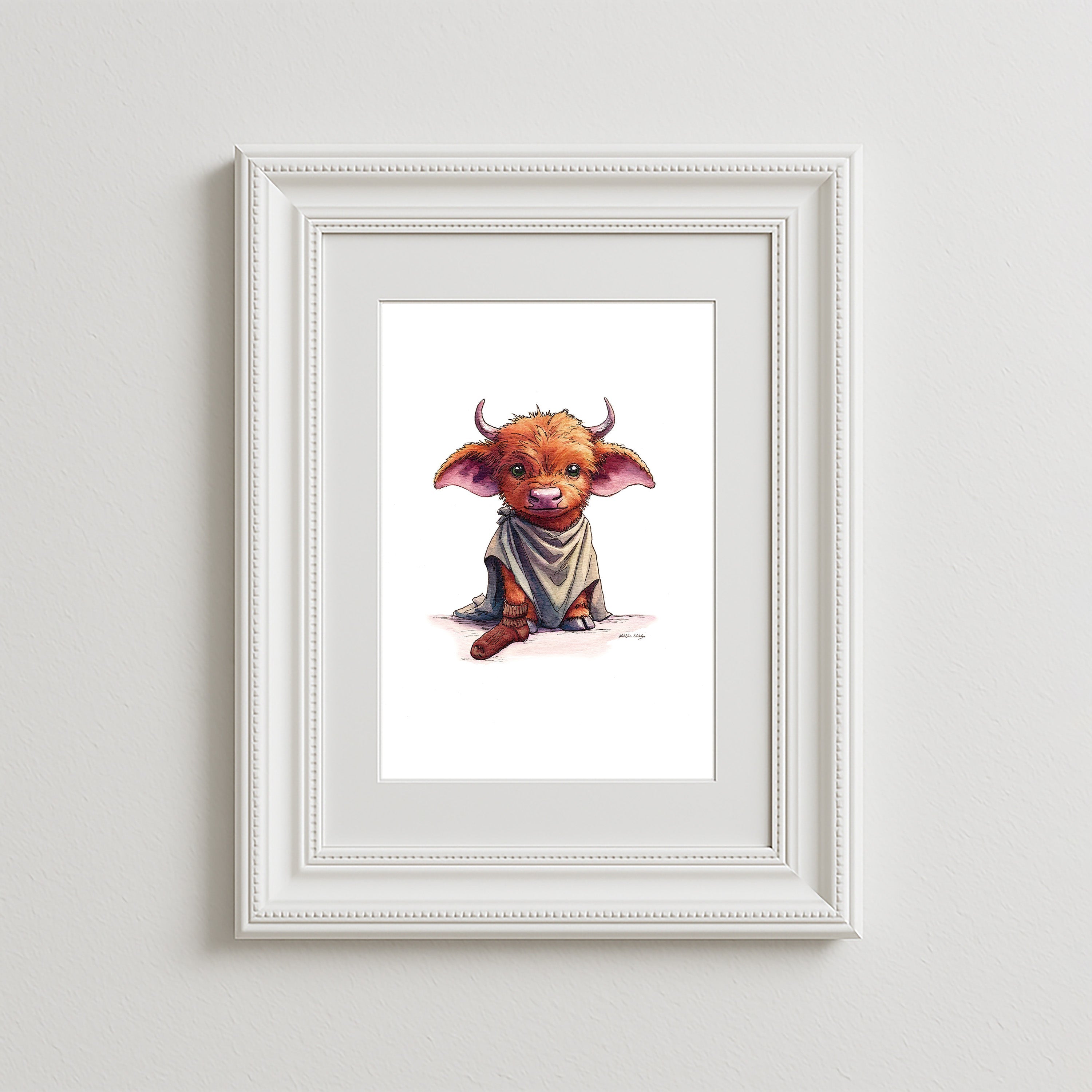 Wee Dobby Art Print