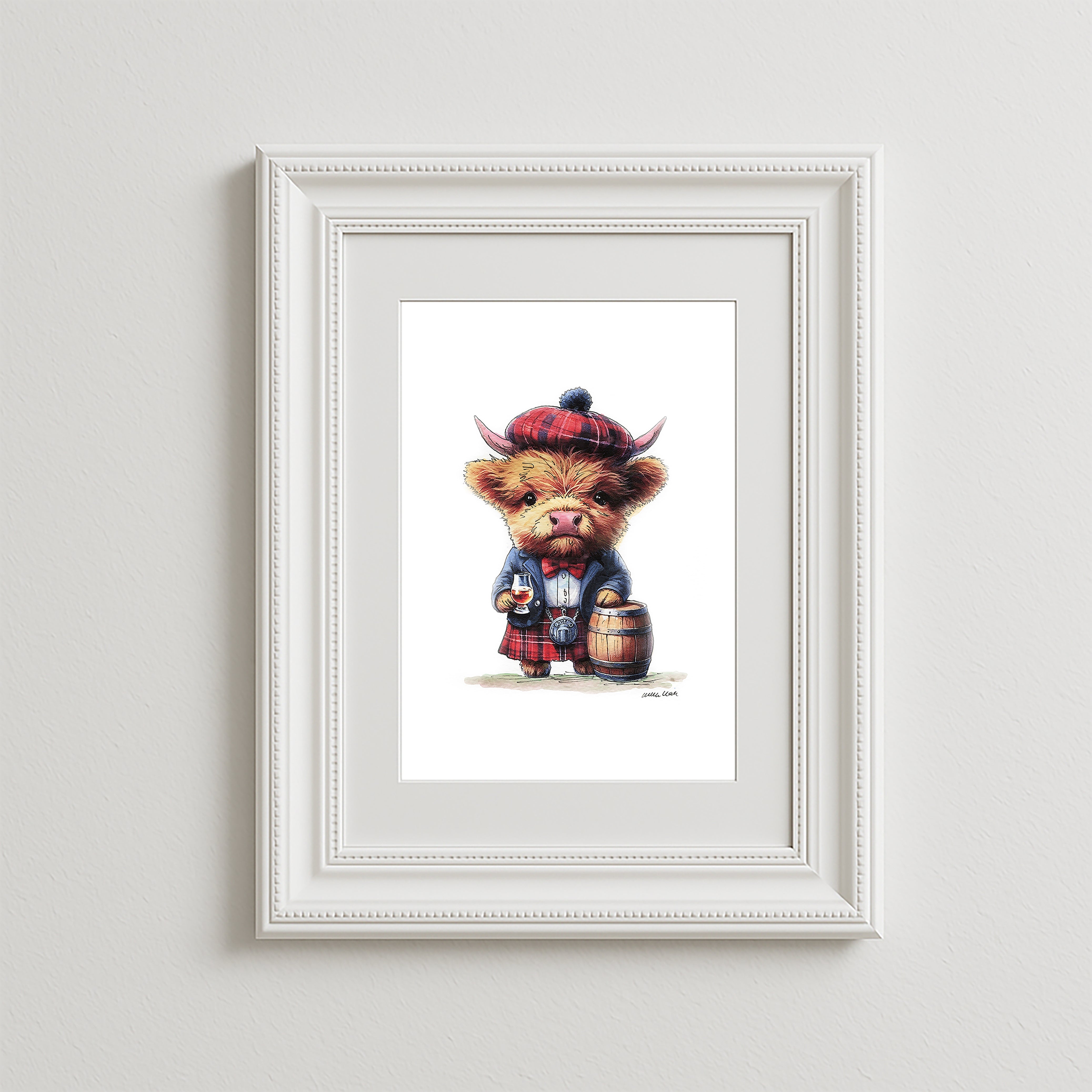 Wee Dram Art Print