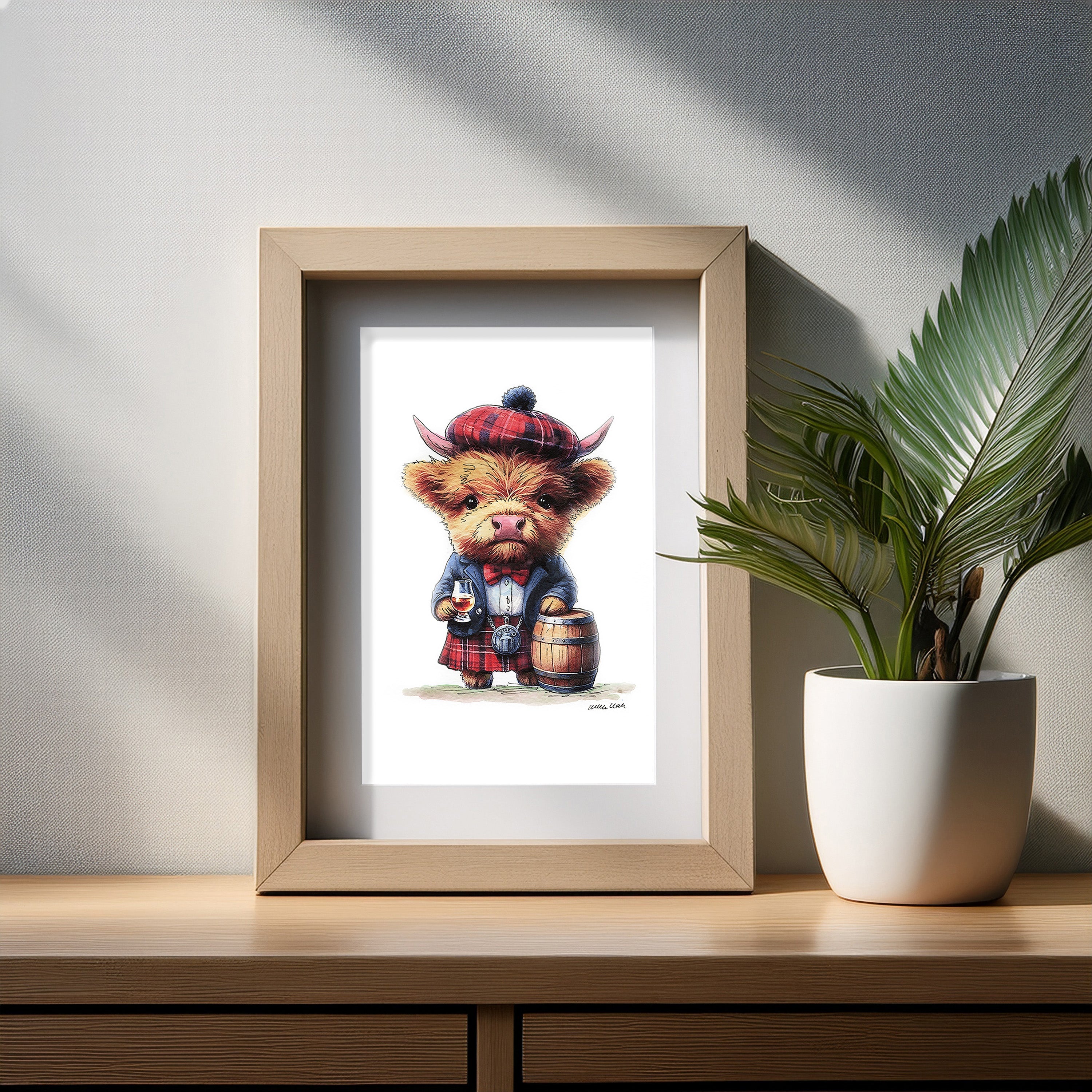 Wee Dram Art Print