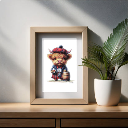 Wee Dram Art Print