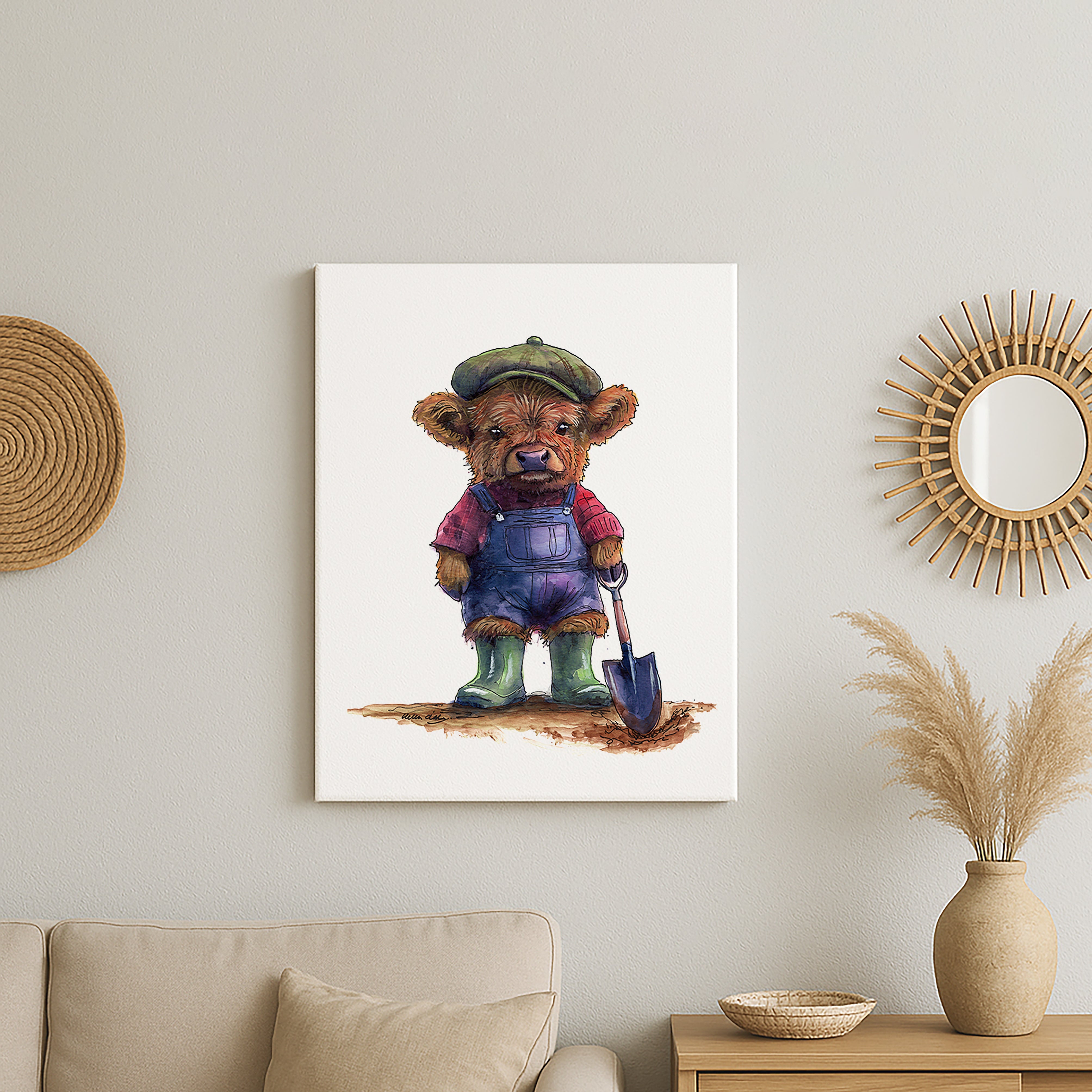Wee Gardener Canvas