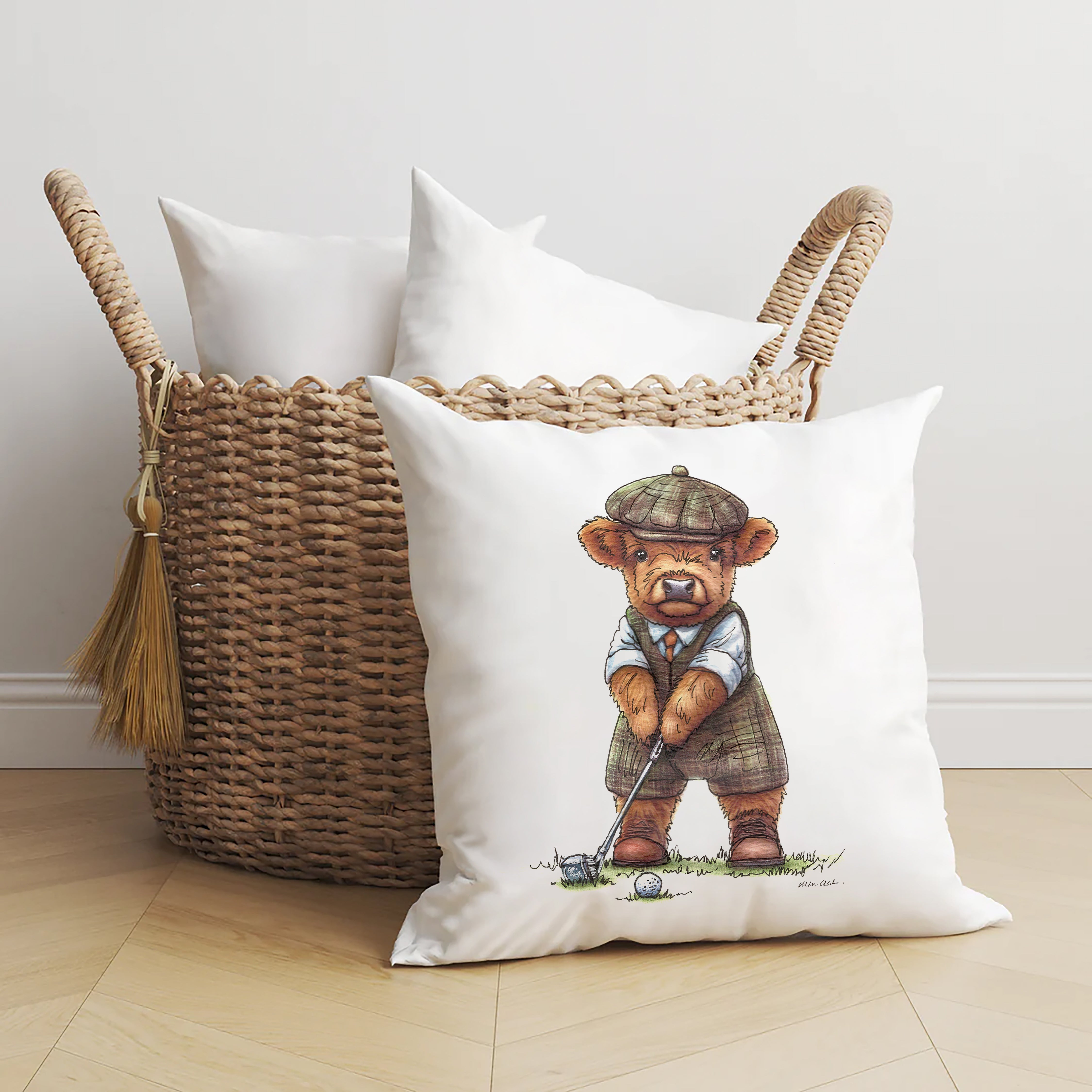 Wee Golfer Cushion