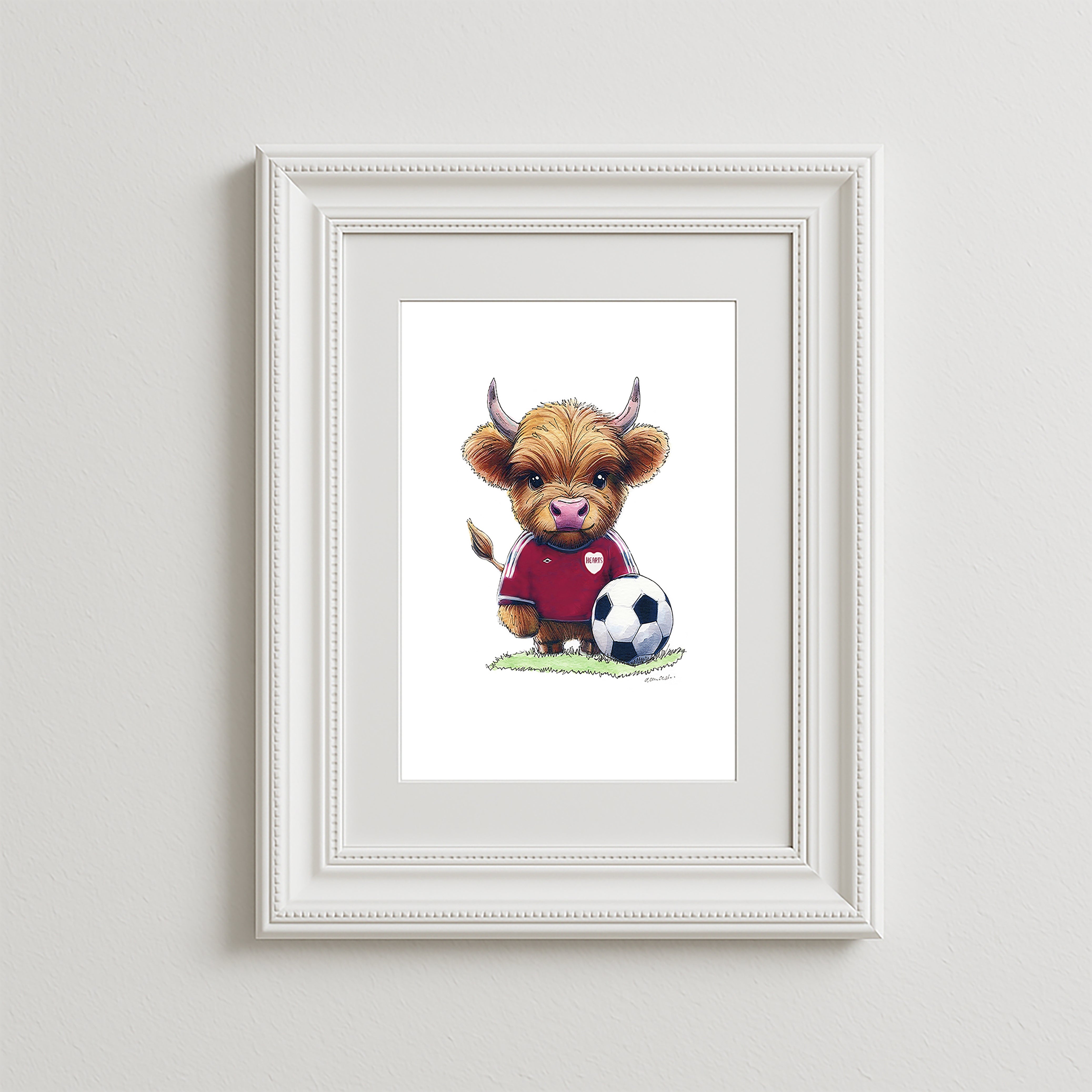 Wee Hearts Art Print