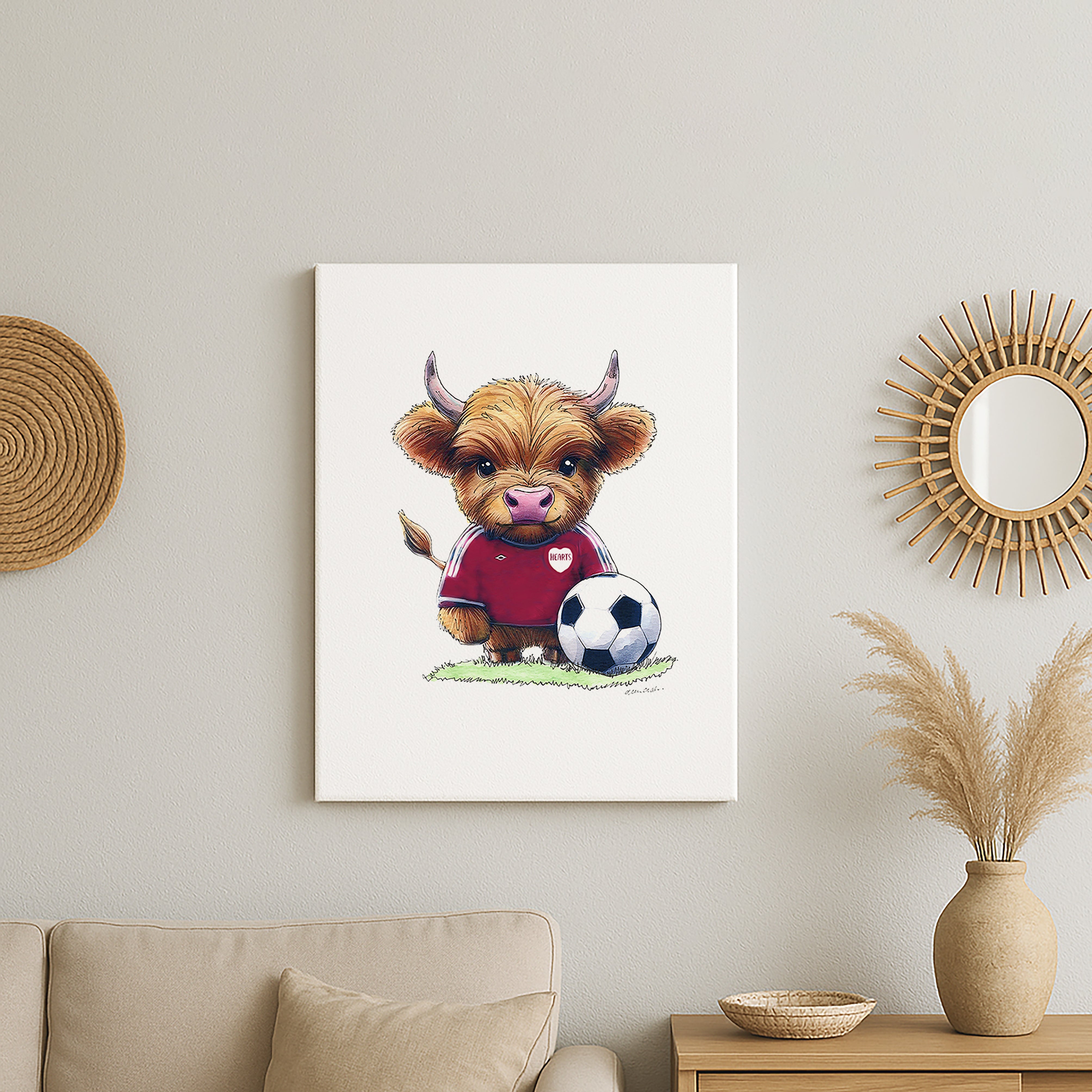 Wee Hearts Canvas