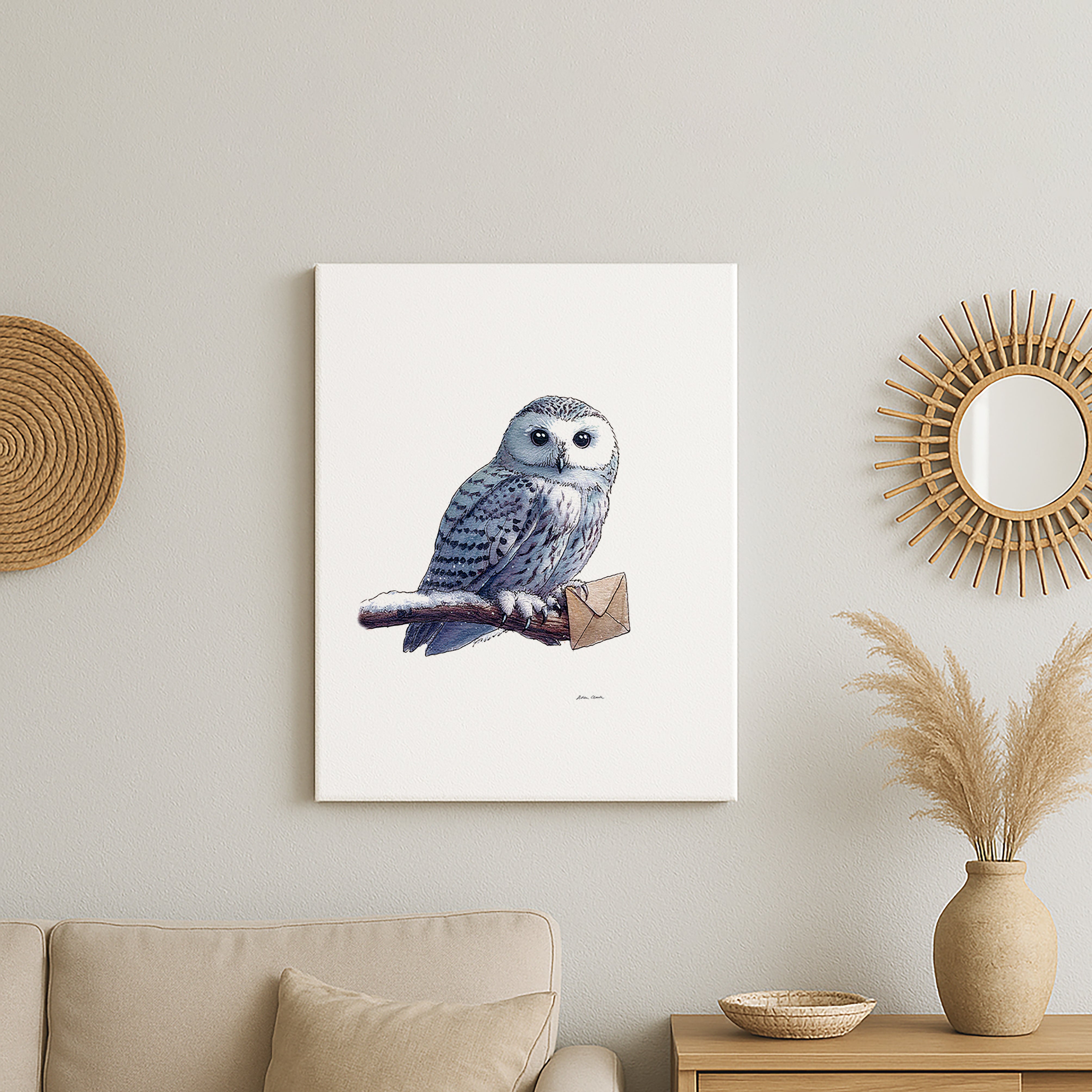 Wee Hedwig Canvas