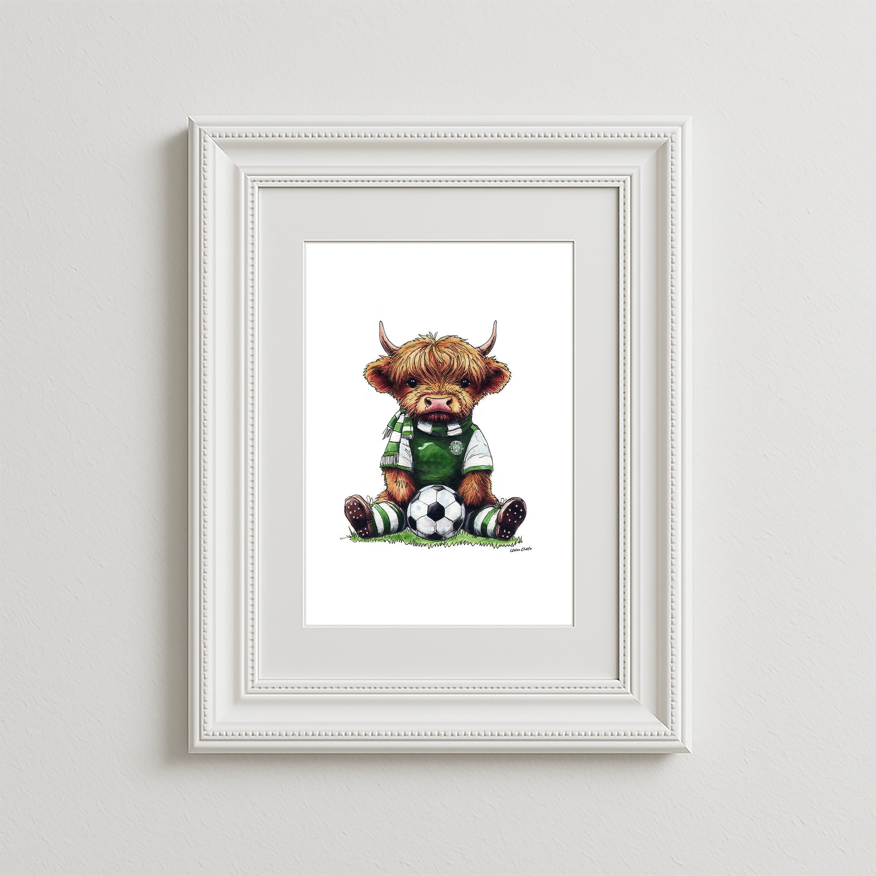 Wee Hibs Art Print