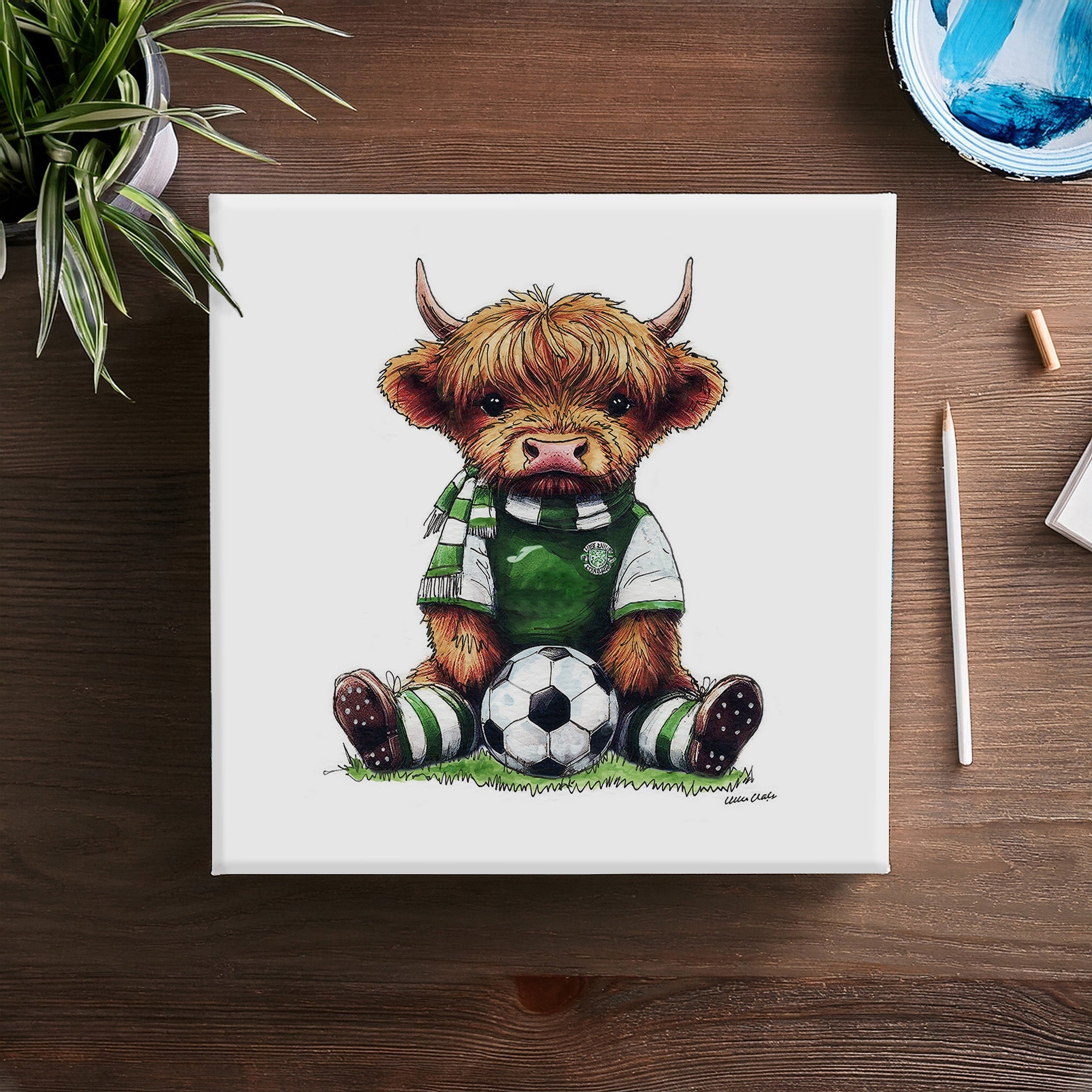 Wee Hibs Canvas