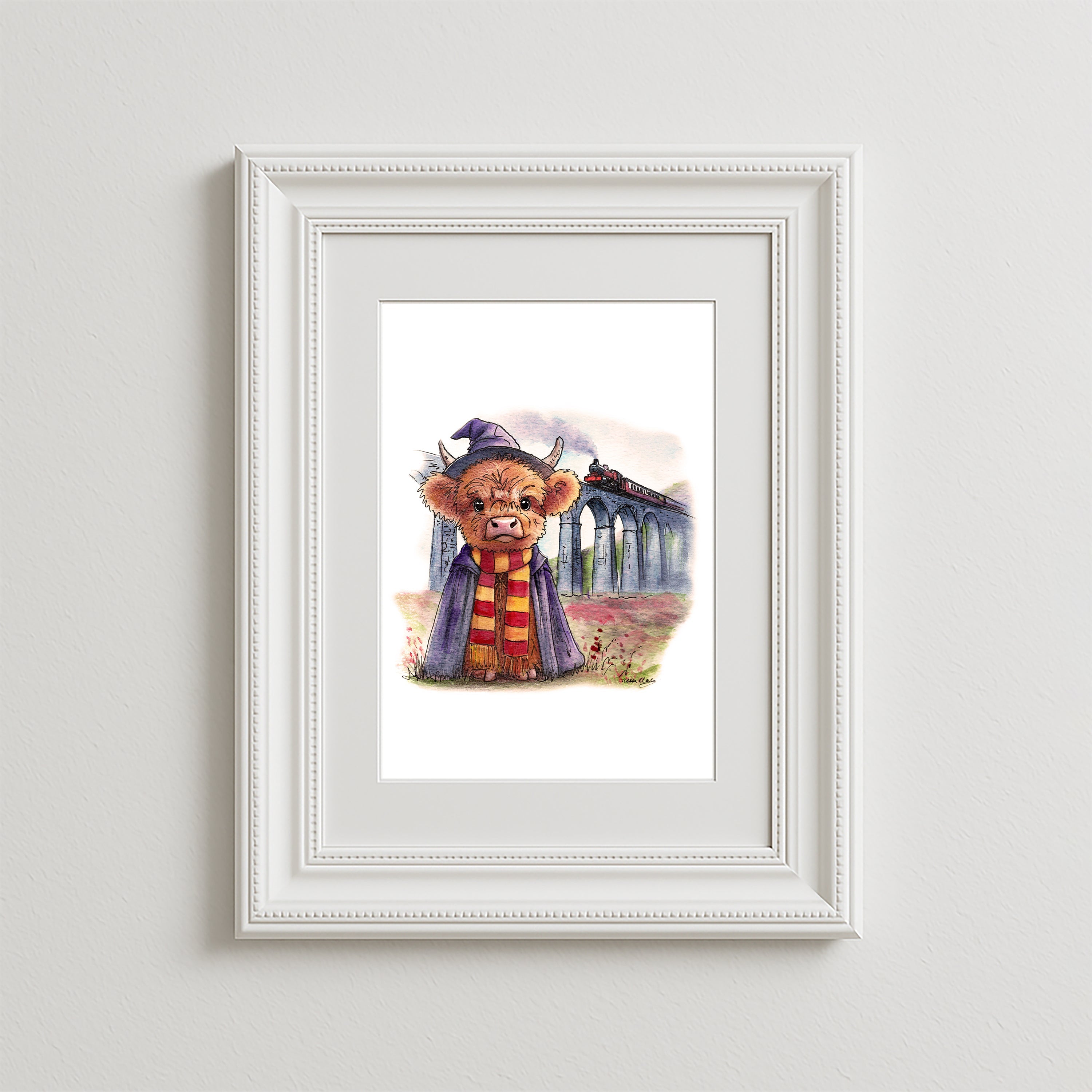 Wee Jacobite Wizard Art Print