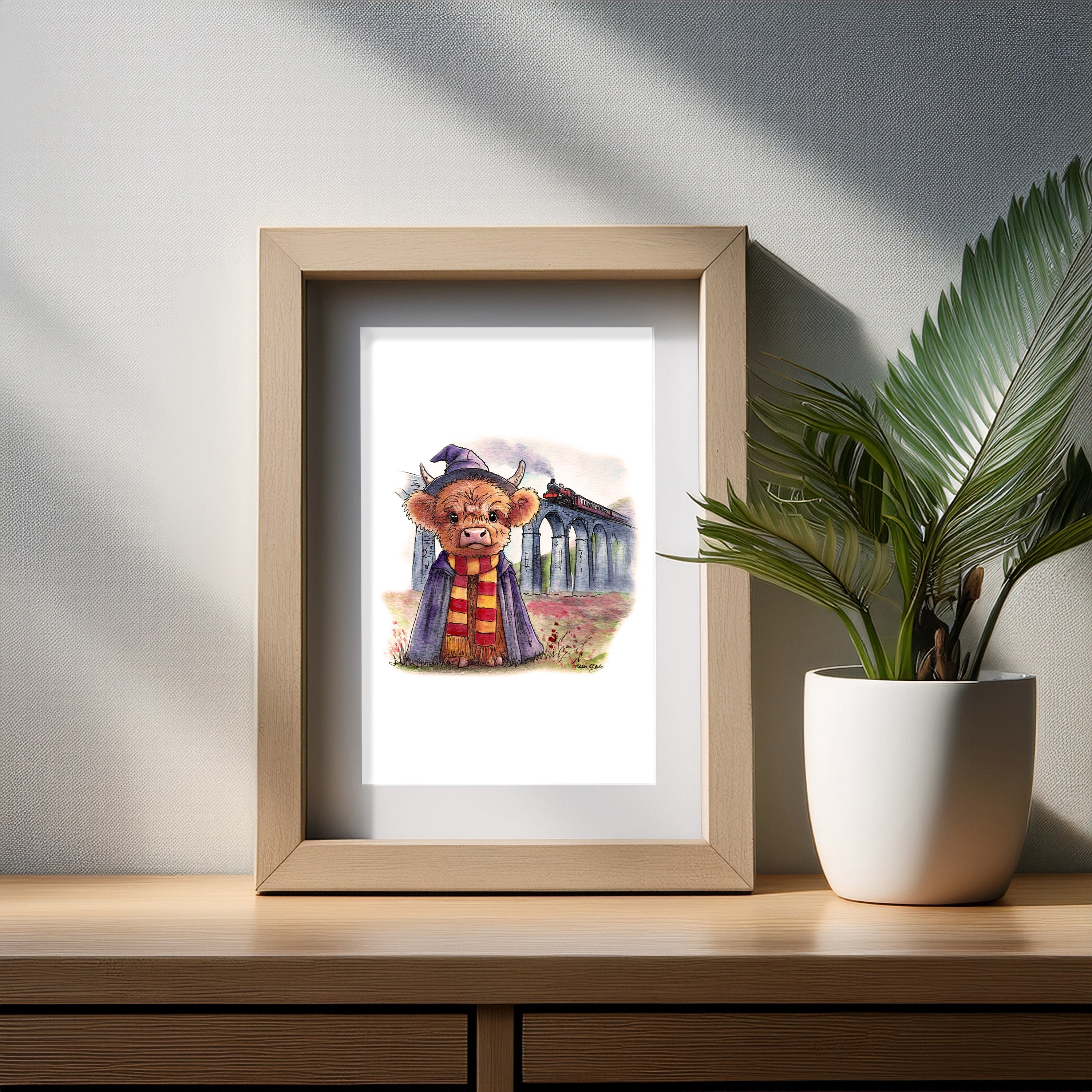Wee Jacobite Wizard Art Print
