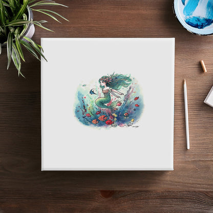 Wee Mermaid Canvas