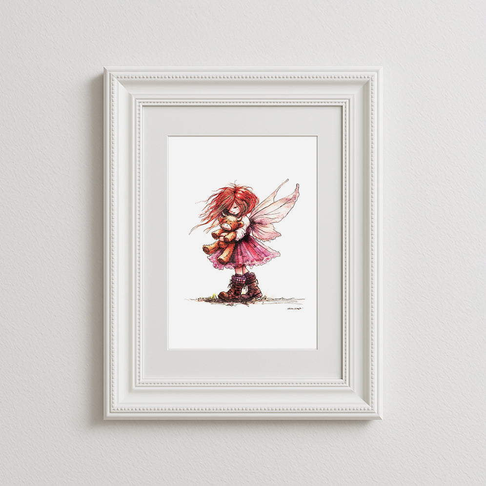 Wee Miss Art Print