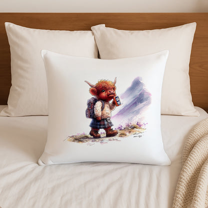 Wee Munro Moo Cushion