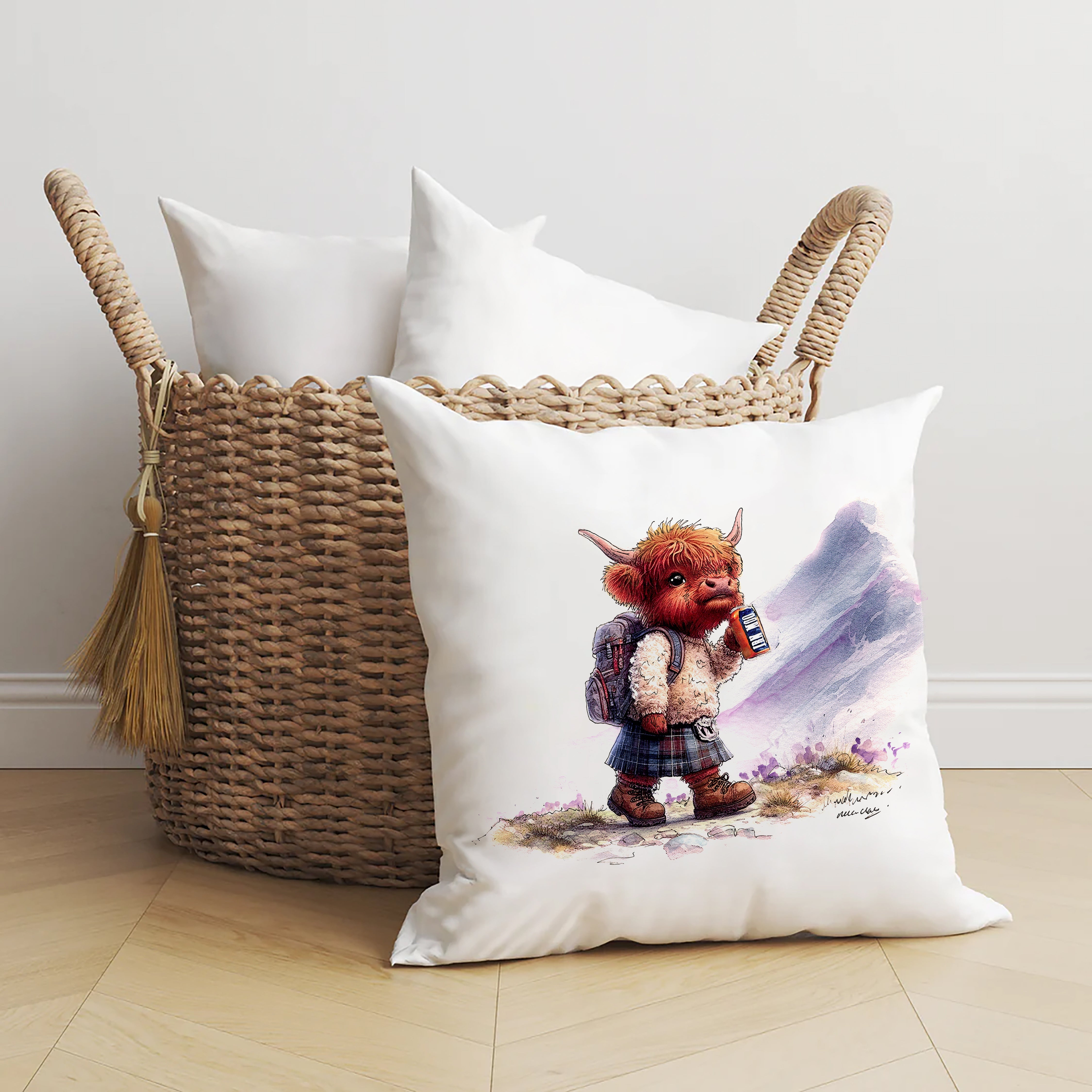 Wee Munro Moo Cushion