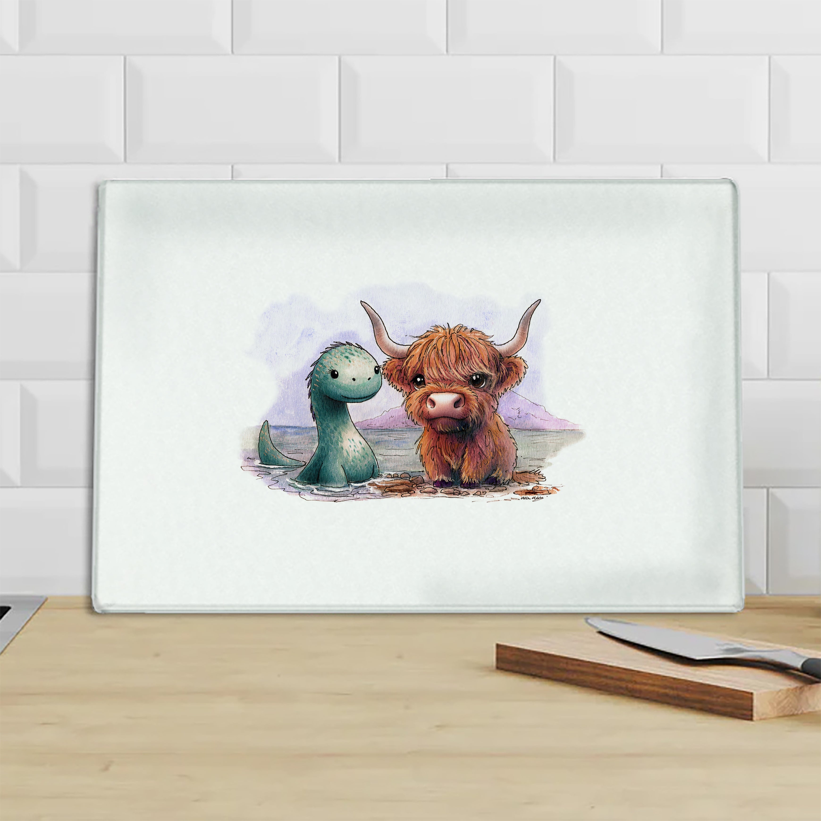 Wee Nessie Chopping Board