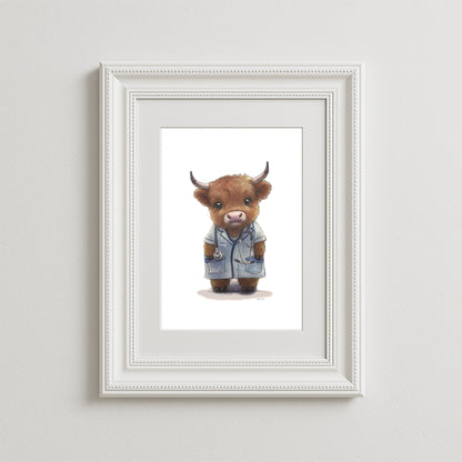 Wee Nurse Art Print