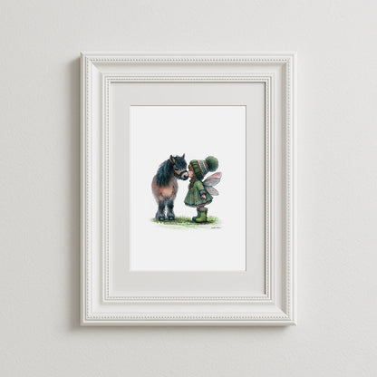Wee Pony Art Print