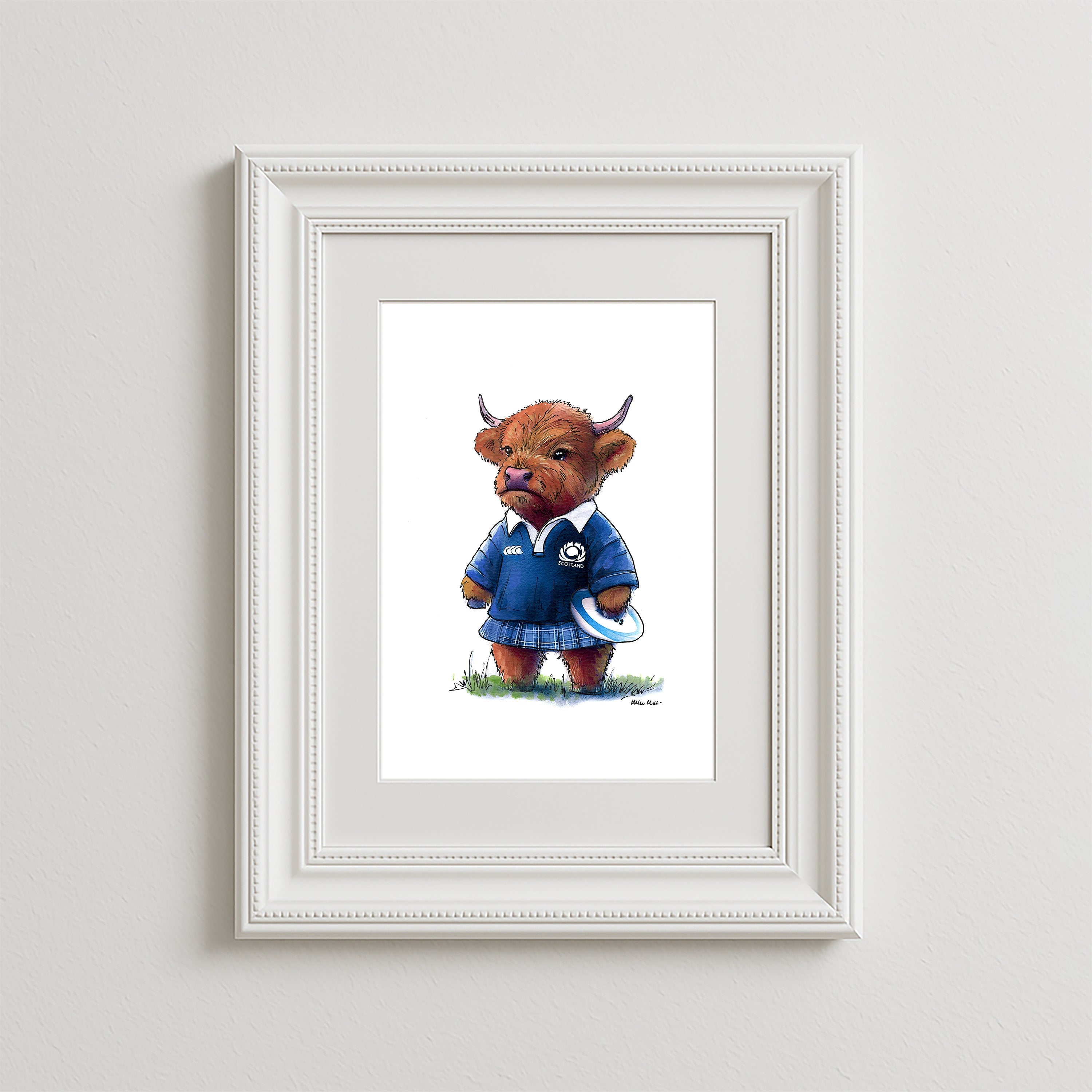 Wee Scotlands Pride Art Print
