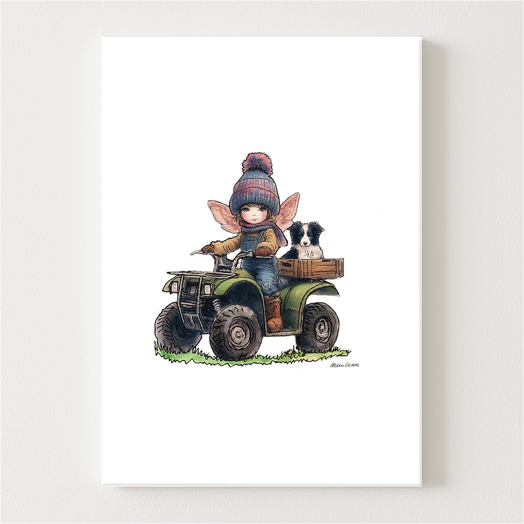 Wee Shepherdess Canvas