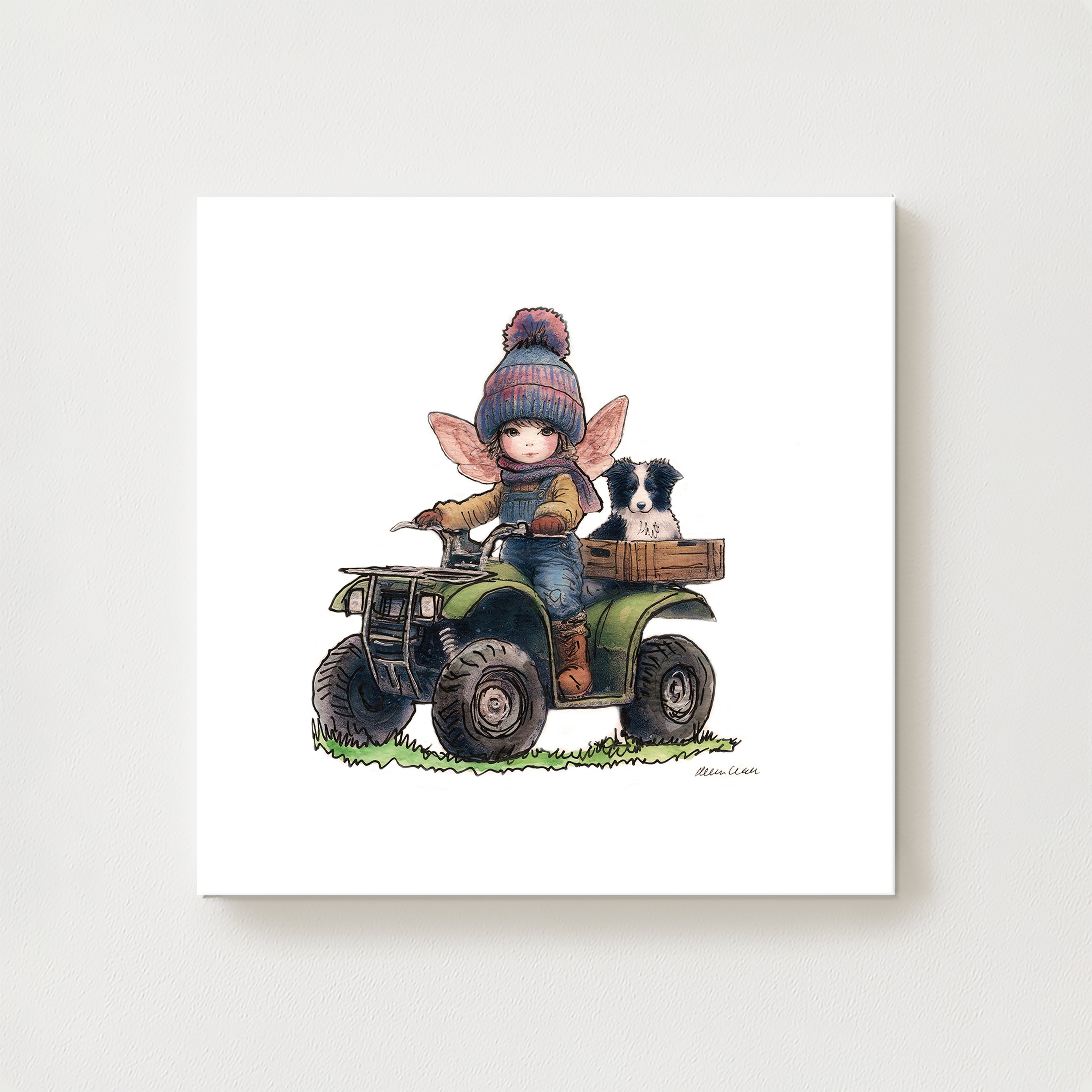 Wee Shepherdess Canvas