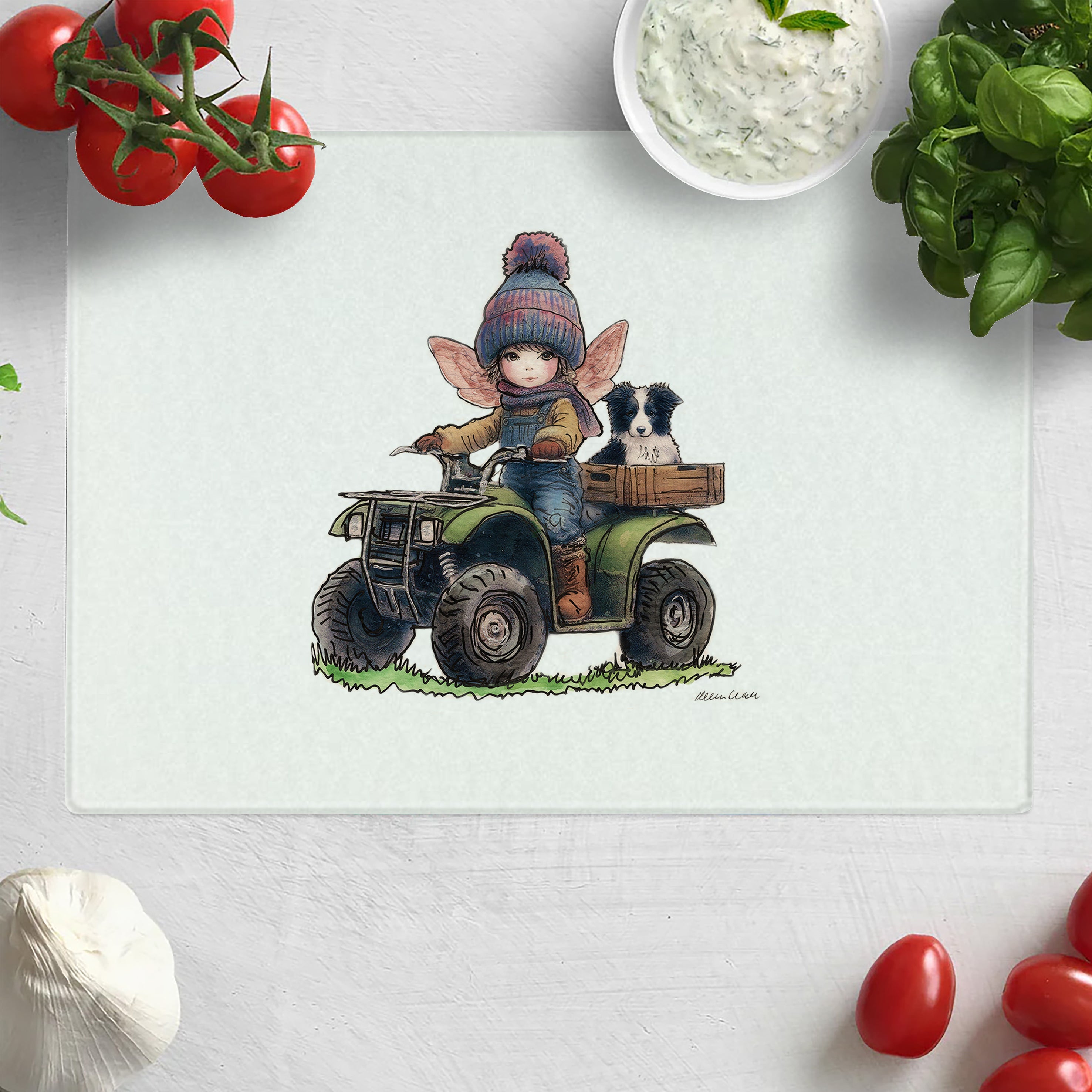 Wee Shepherdess Chopping Board