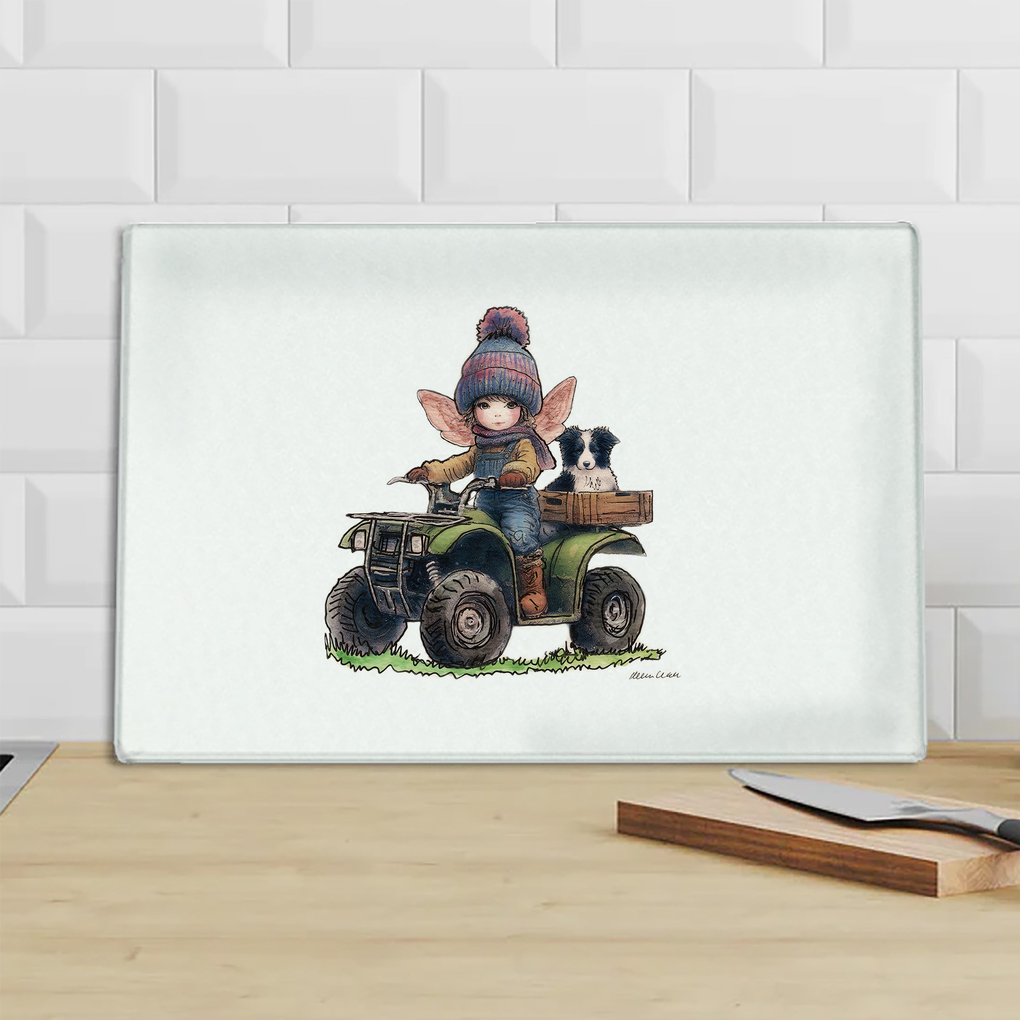 Wee Shepherdess Chopping Board