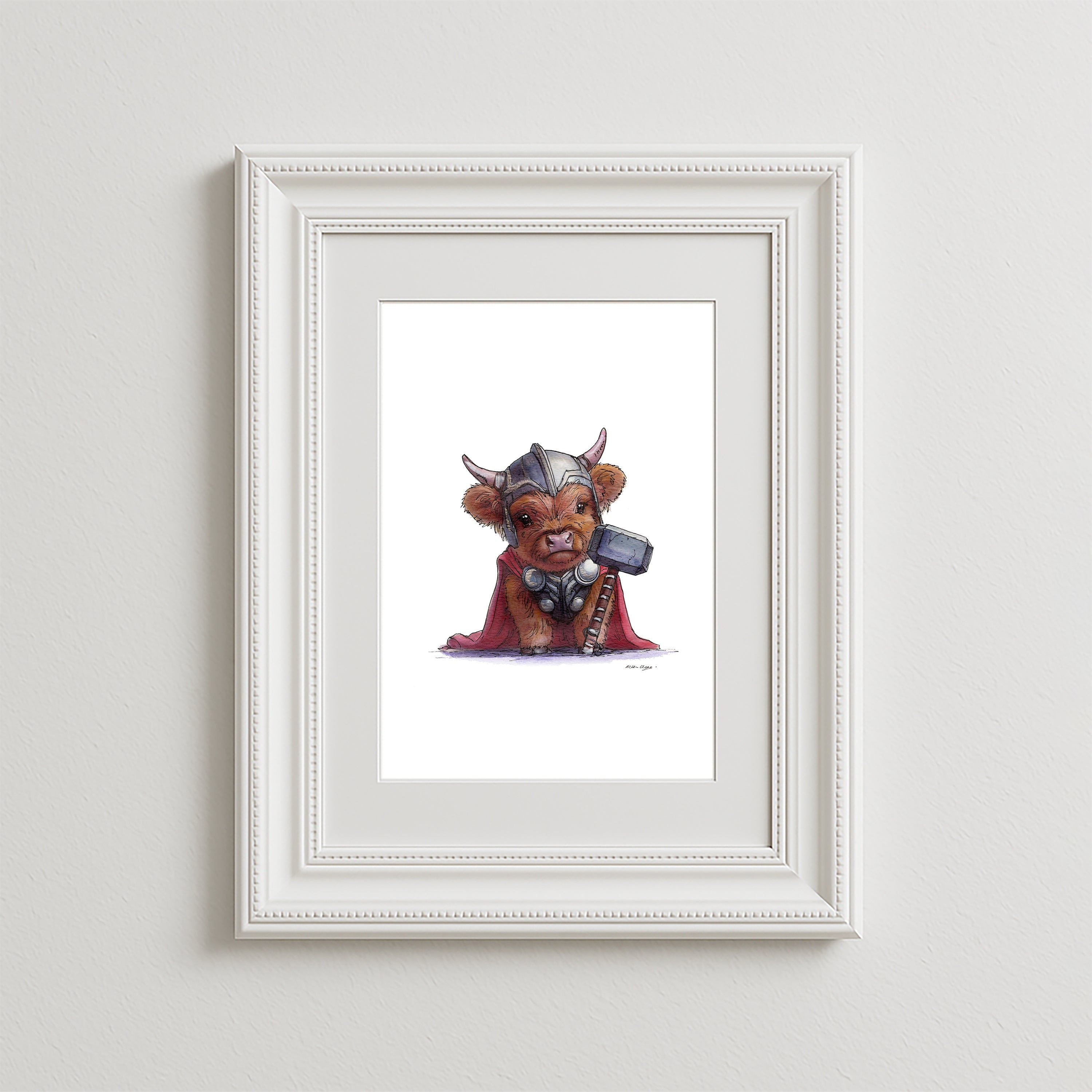 Wee Thor Art Print